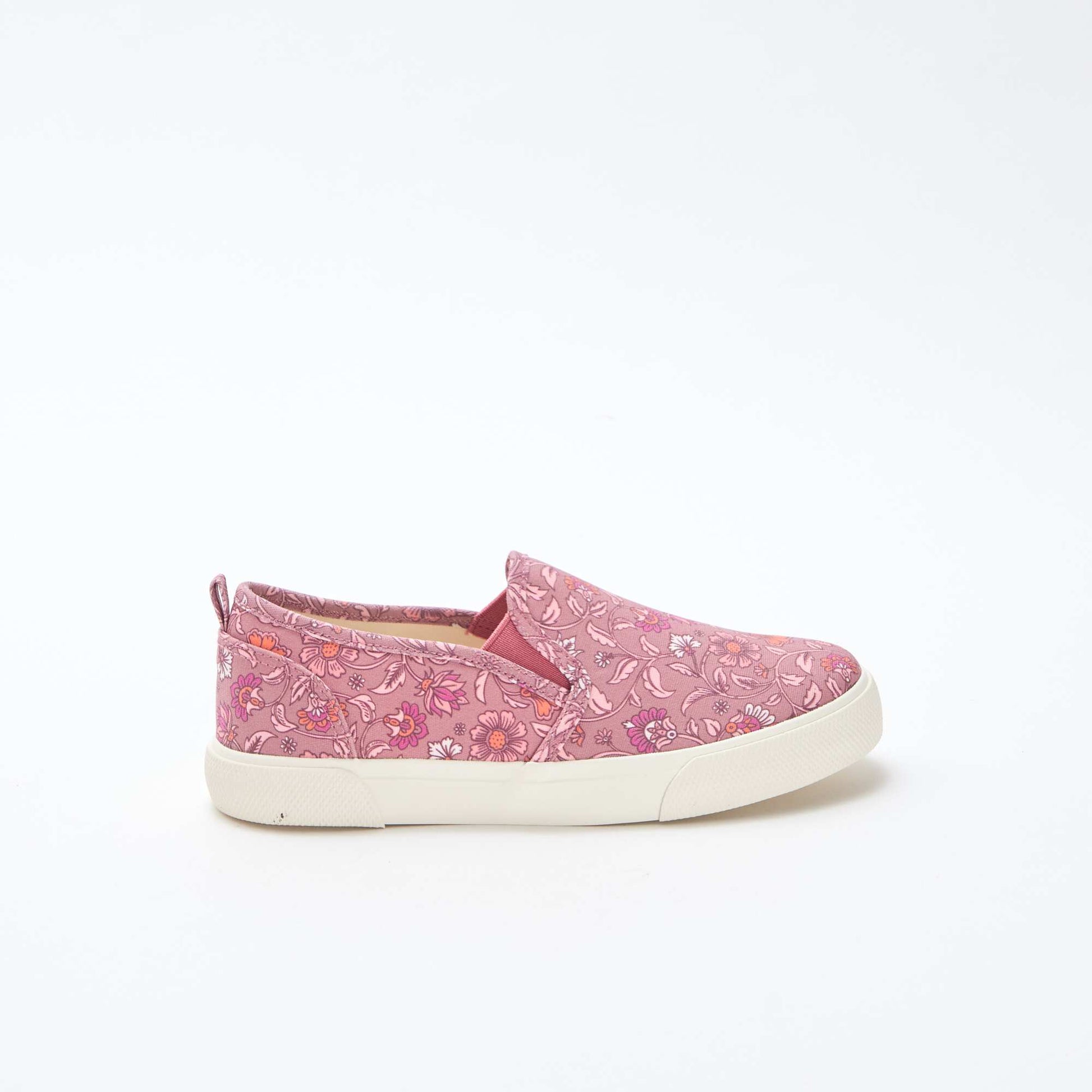 Slip-on Sneakers with Solid Print PINK