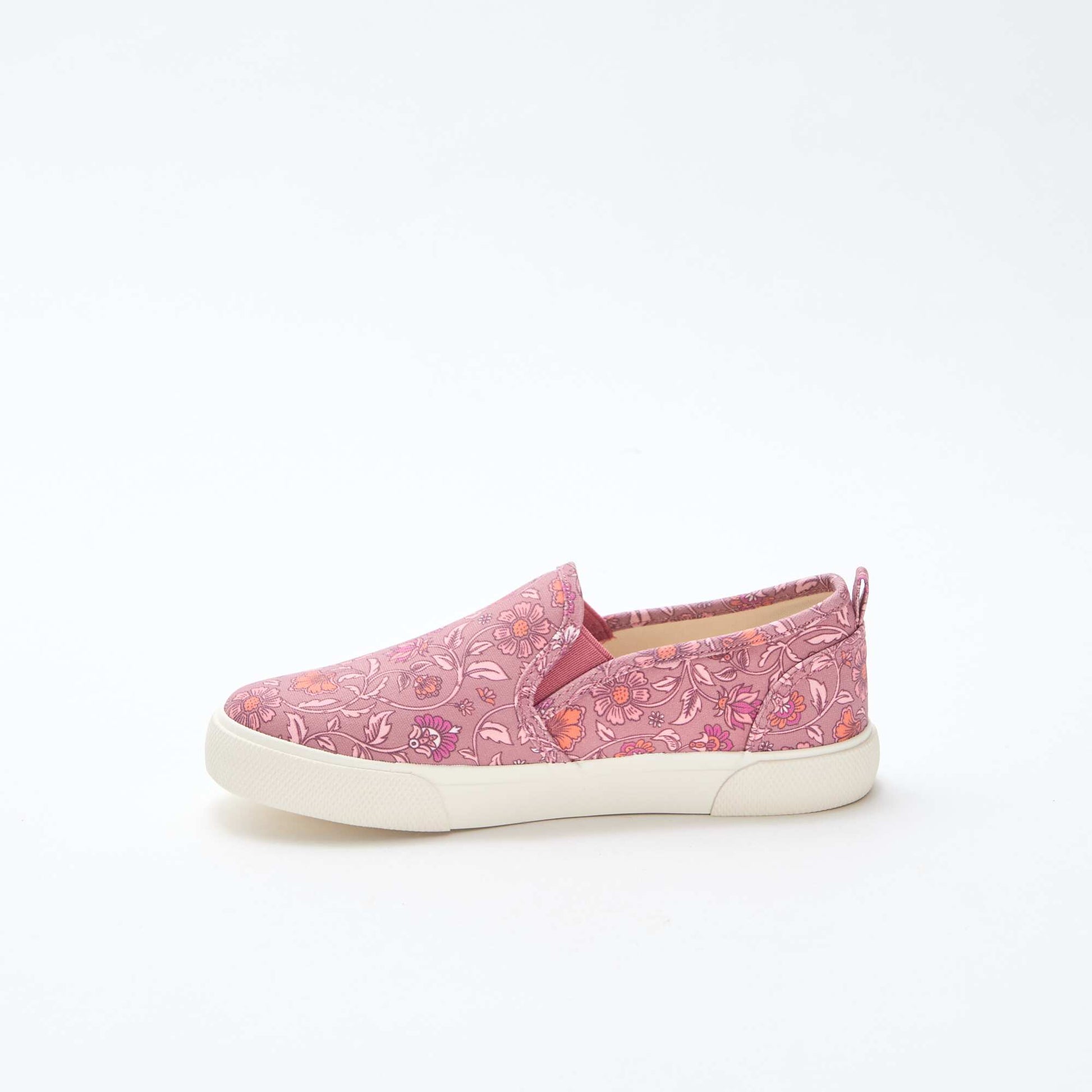 Slip-on Sneakers with Solid Print PINK