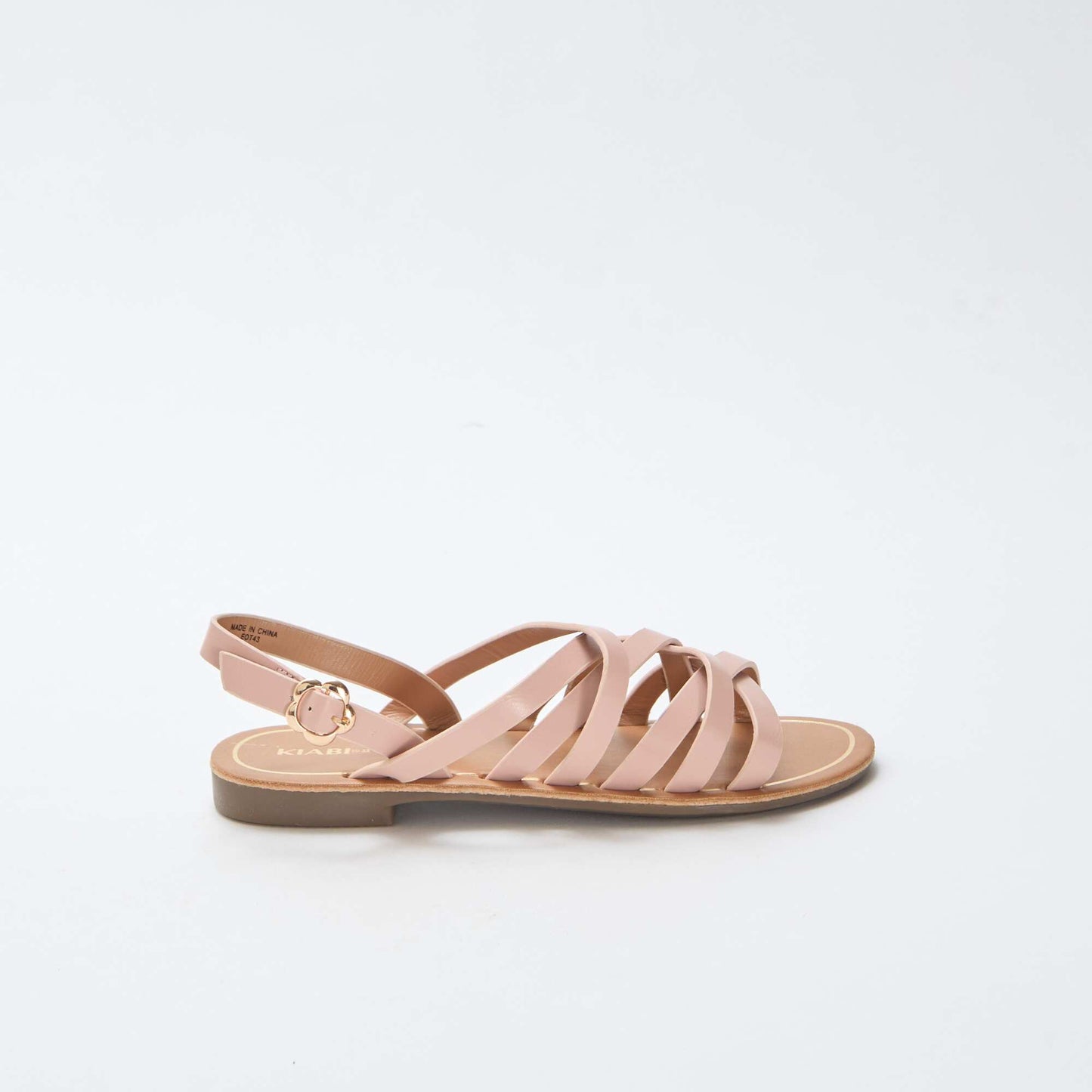 Strappy Sandals with Buckles PINK