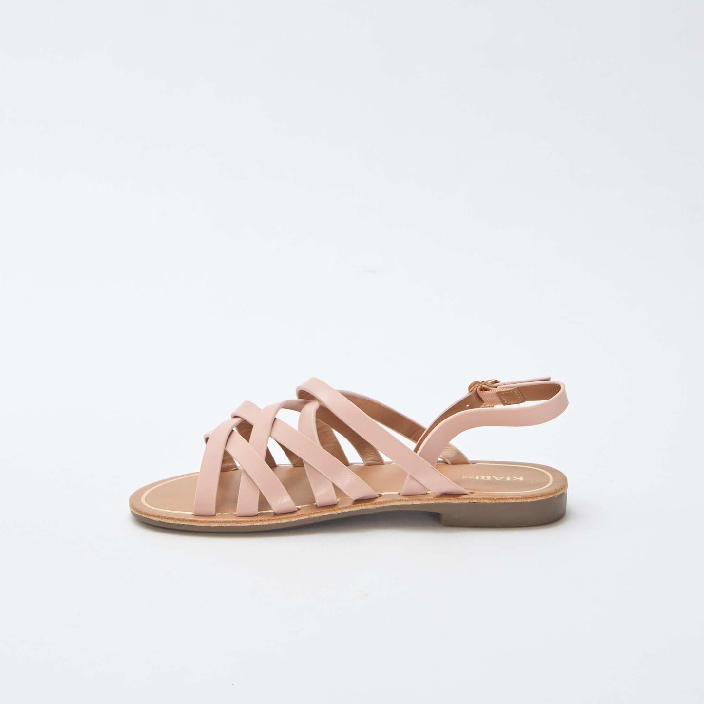 Strappy Sandals with Buckles PINK
