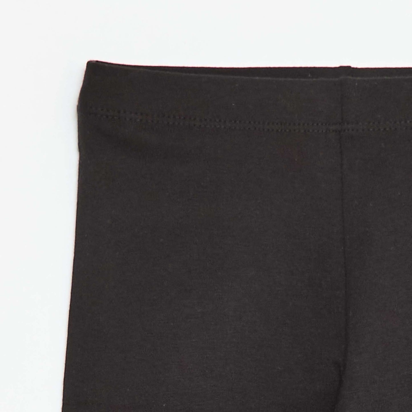 Plain Cotton Jersey Cycling Shorts BLACK