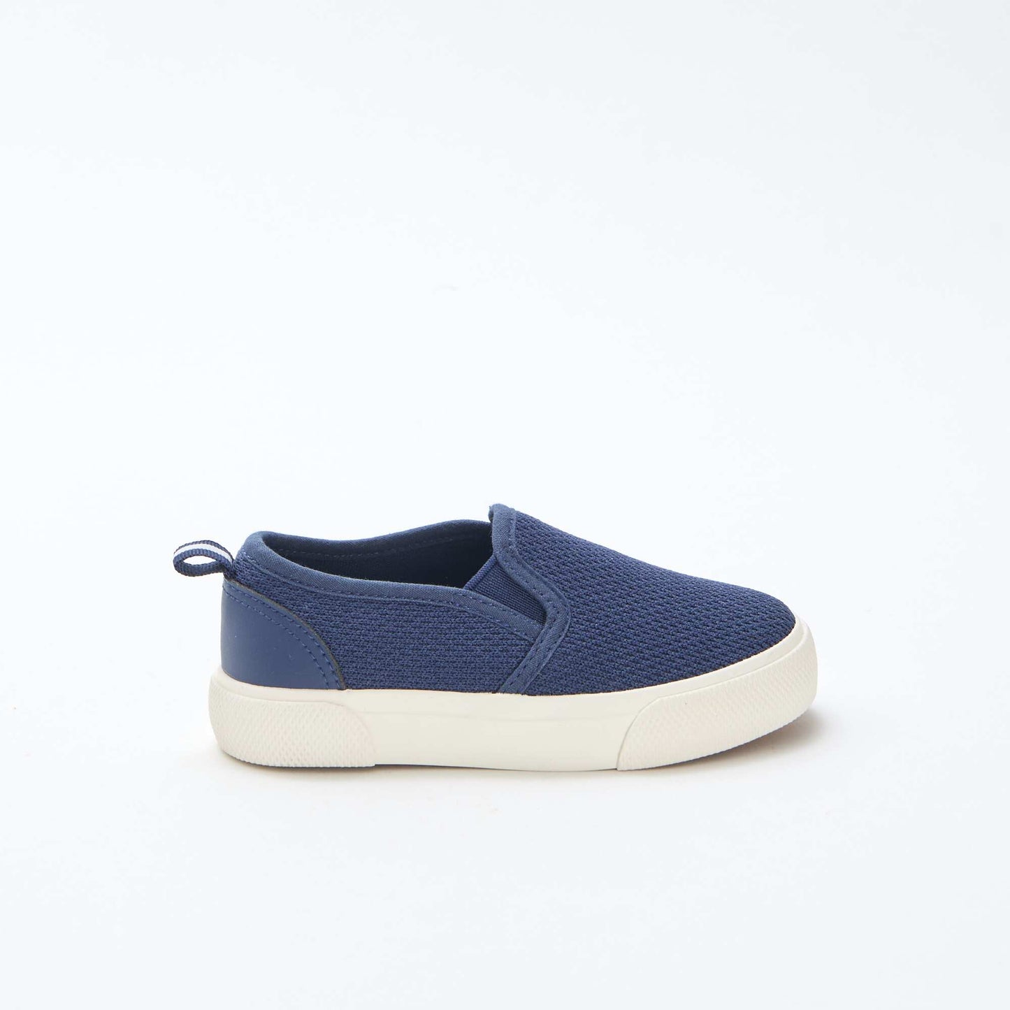 Plain Mesh Slip-On Sneakers BLUE