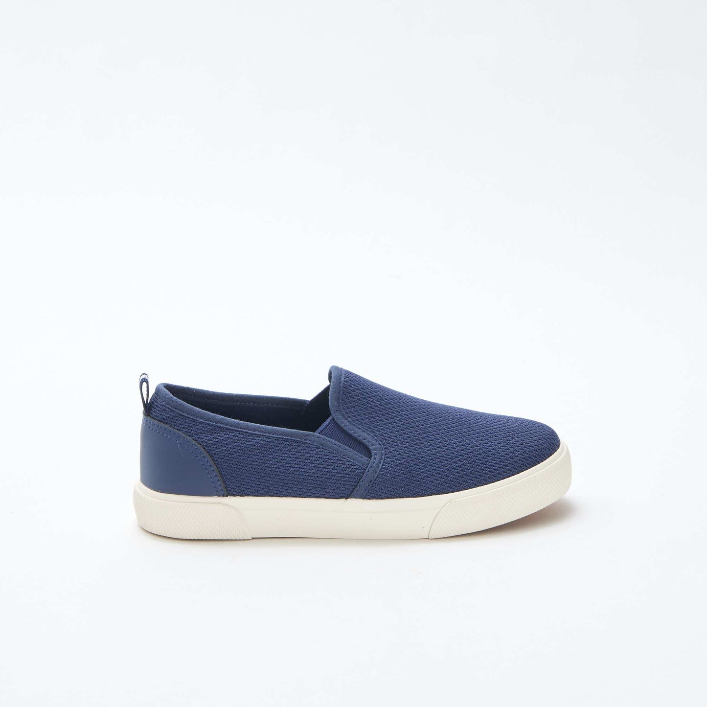 Plain Mesh Slip-On Low Top Sneakers BLUE