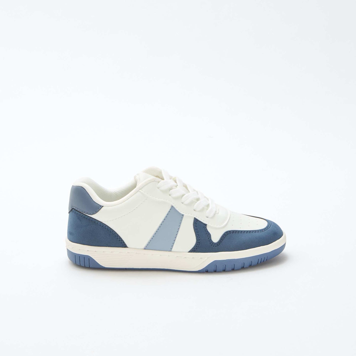 Tricolour Reinforced Low-Top Trainers BLUE