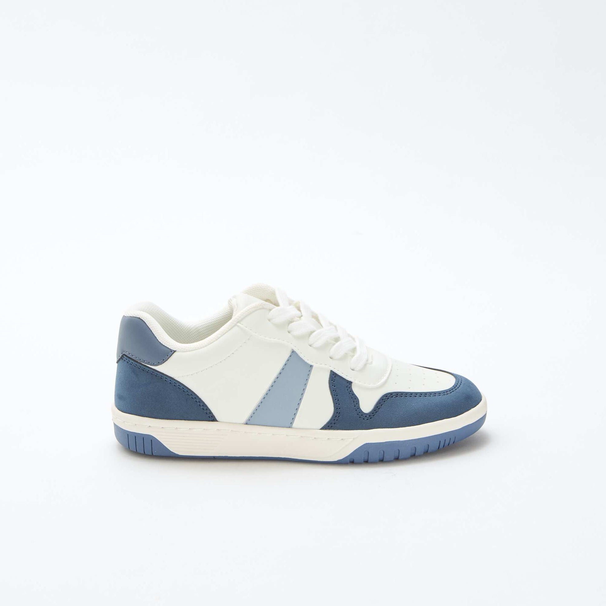 Tricolour Reinforced Low-Top Trainers BLUE