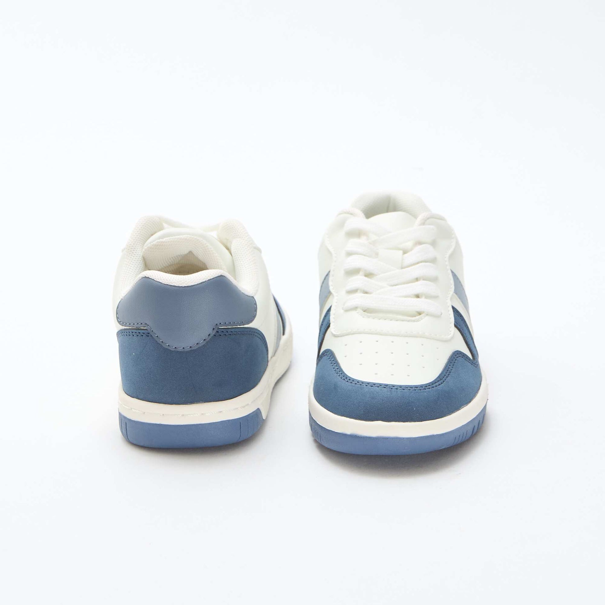 Tricolour Reinforced Low-Top Trainers BLUE