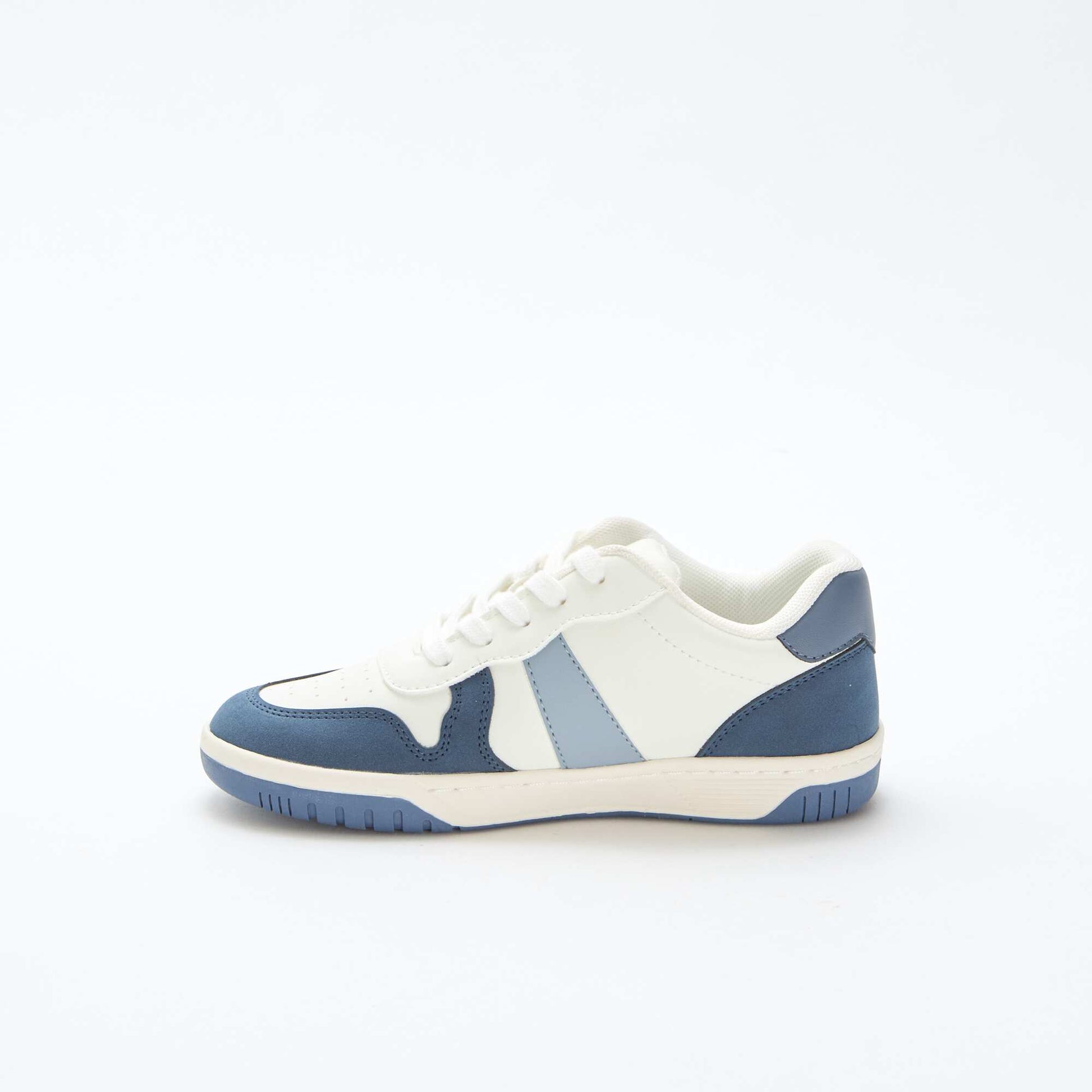 Tricolour Reinforced Low-Top Trainers BLUE