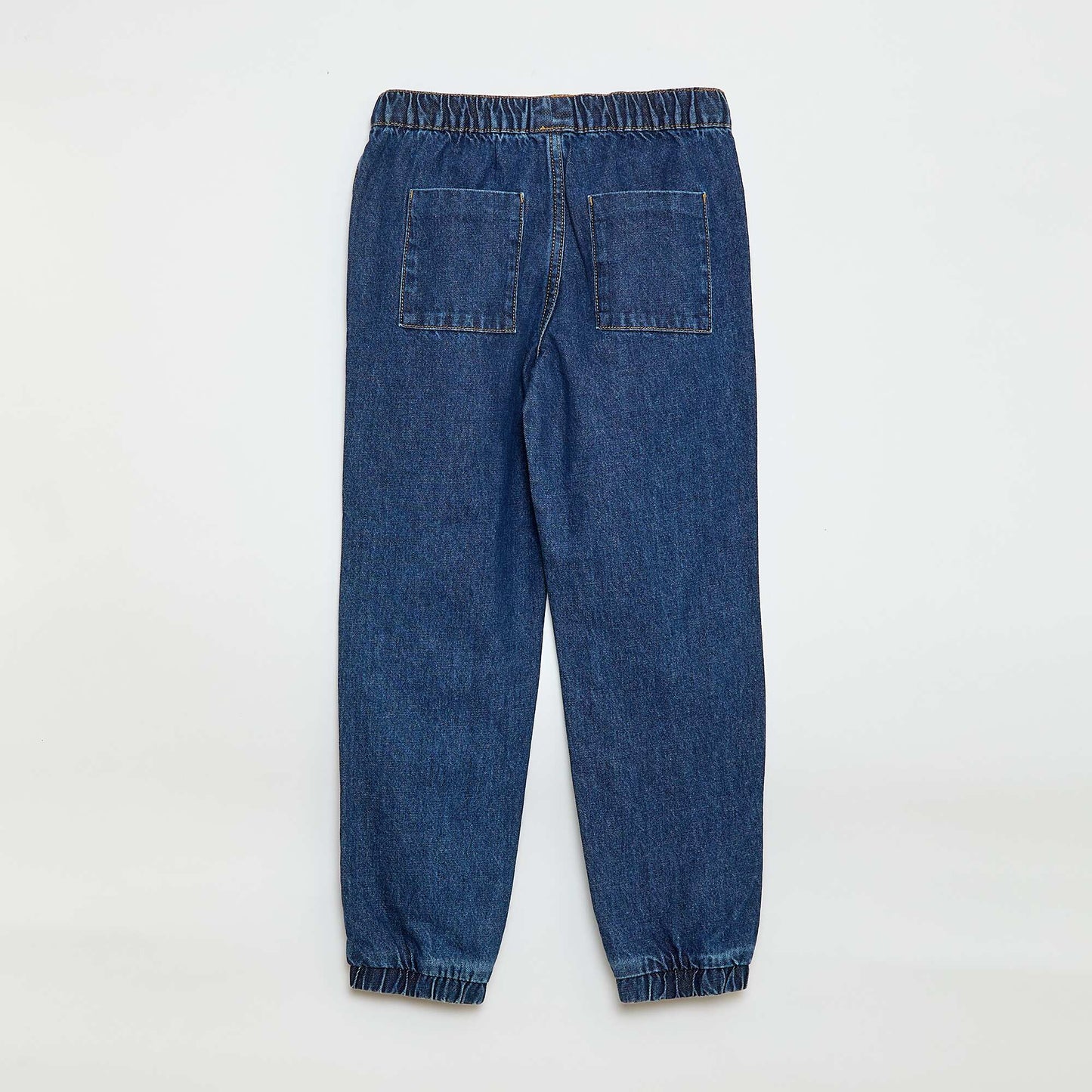 Jogger-fit denim trousers BLUE