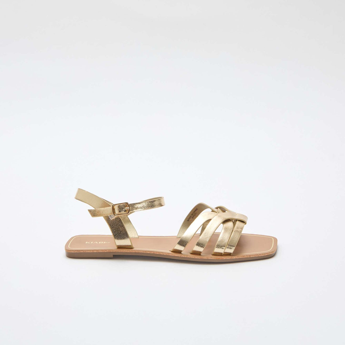 Criss-Cross Strap Sandals YELLOW