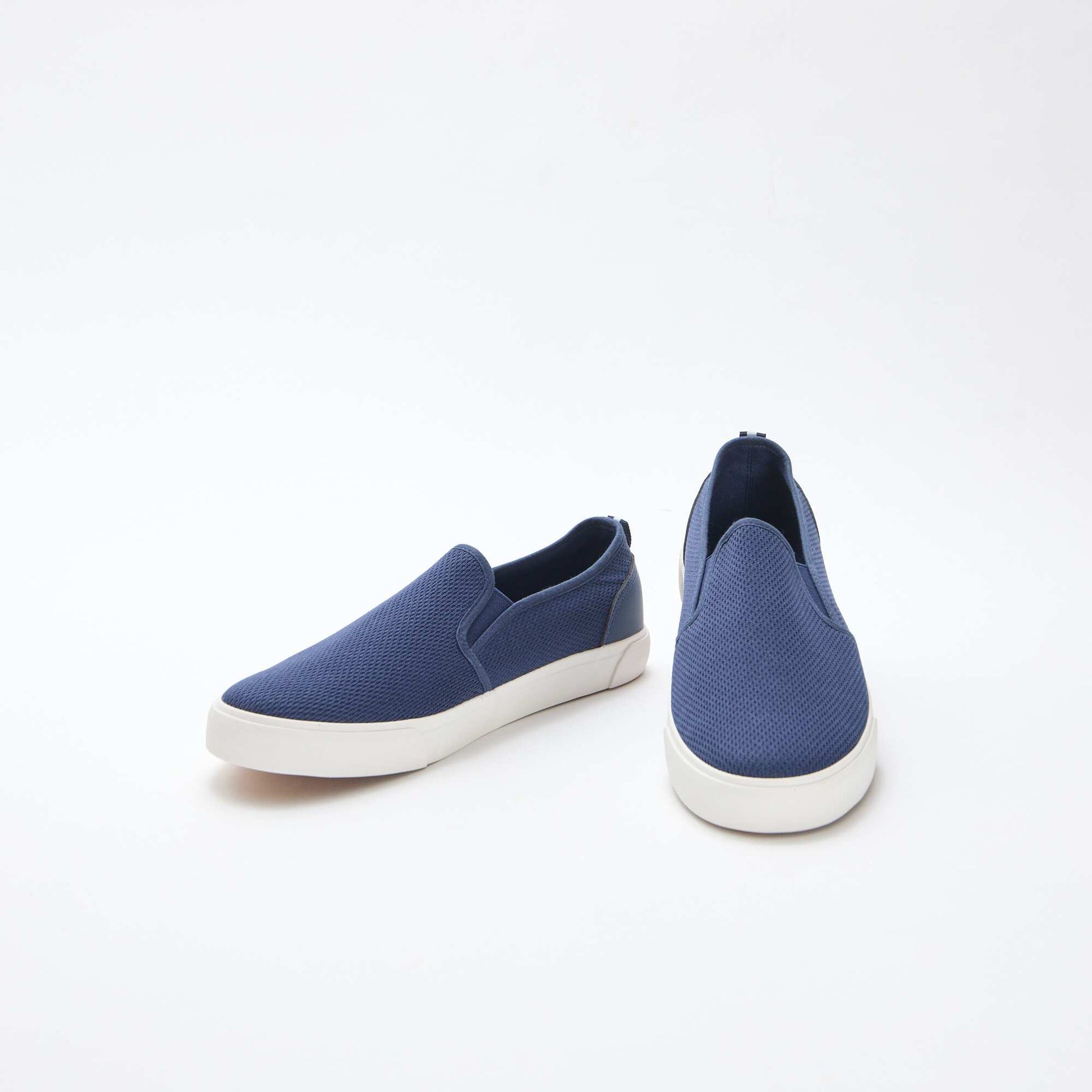 Mesh Slip-On Low-Top Sneakers BLUE