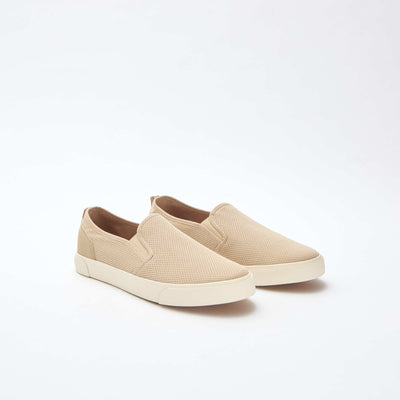 Mesh Slip-On Low Top Sneakers BEIGE