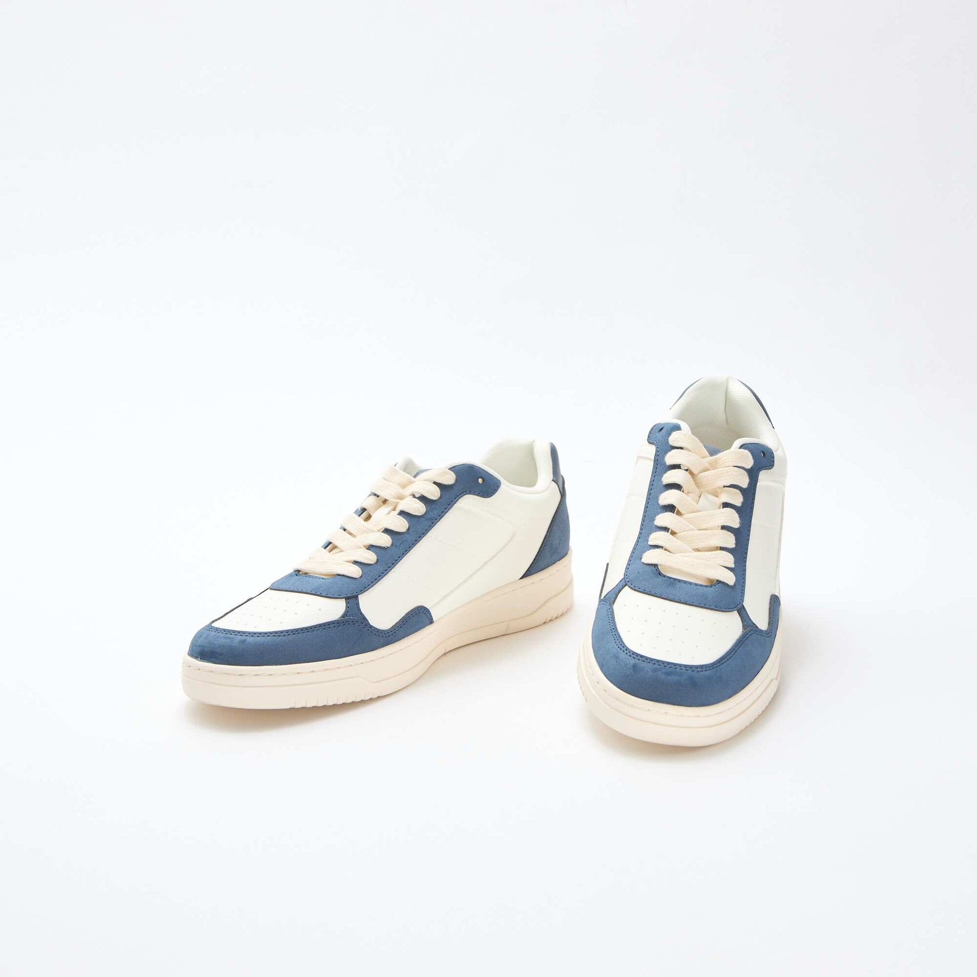 Two-Tone Low-Top Sneakers BLUE