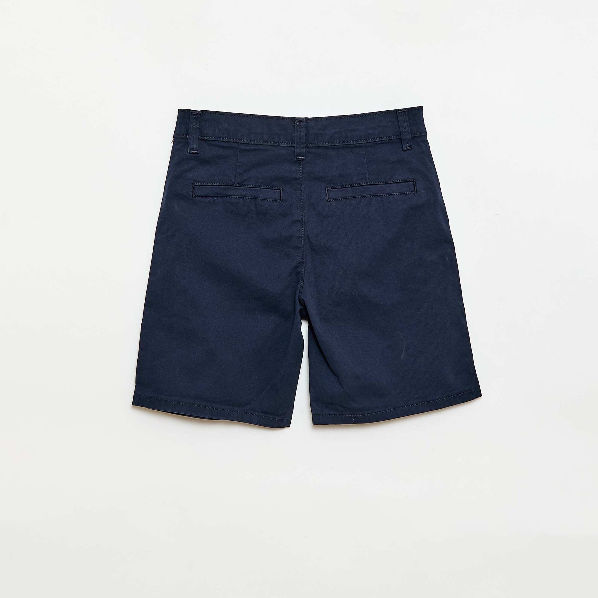 Twill Chino Bermuda Shorts BLUE