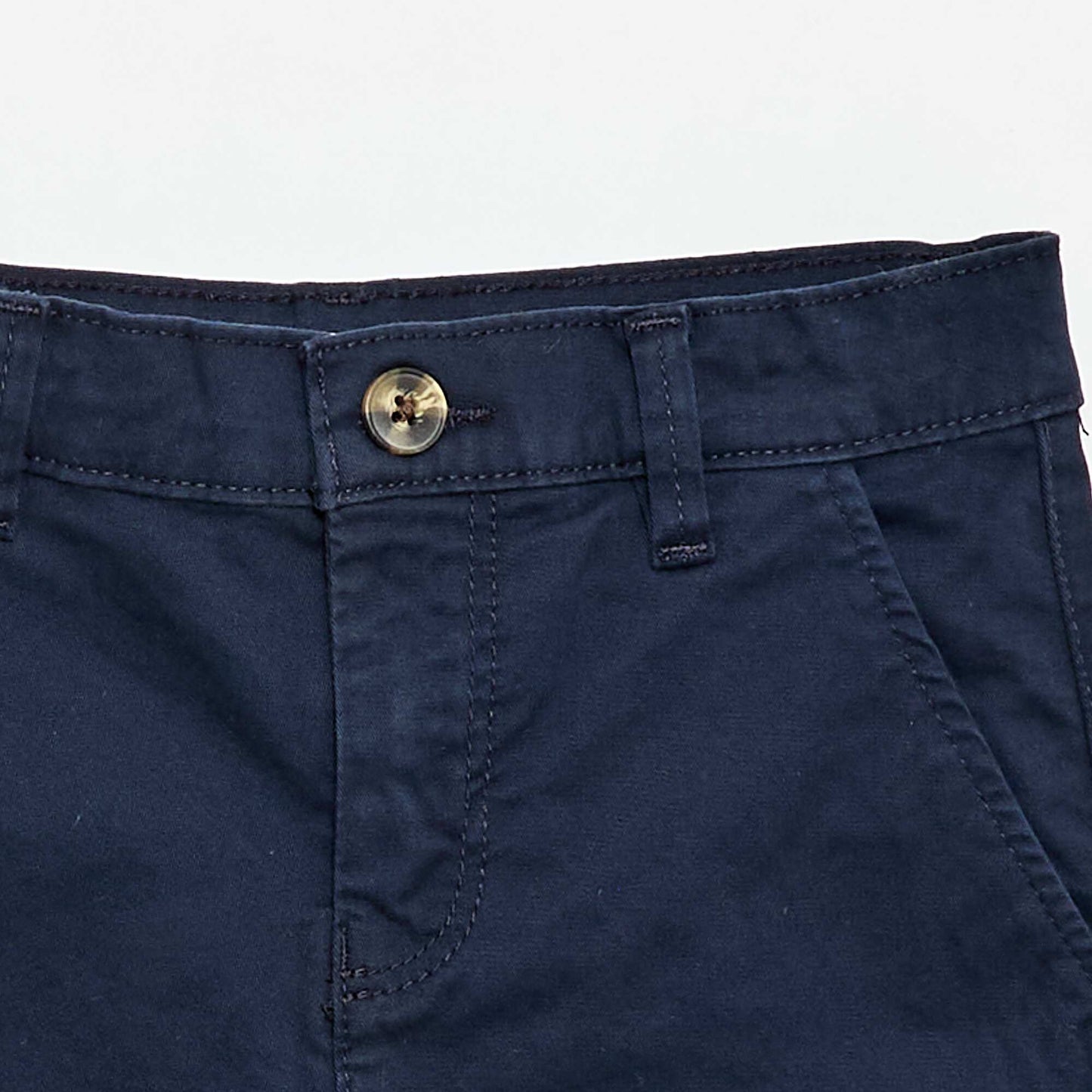 Twill Chino Bermuda Shorts BLUE