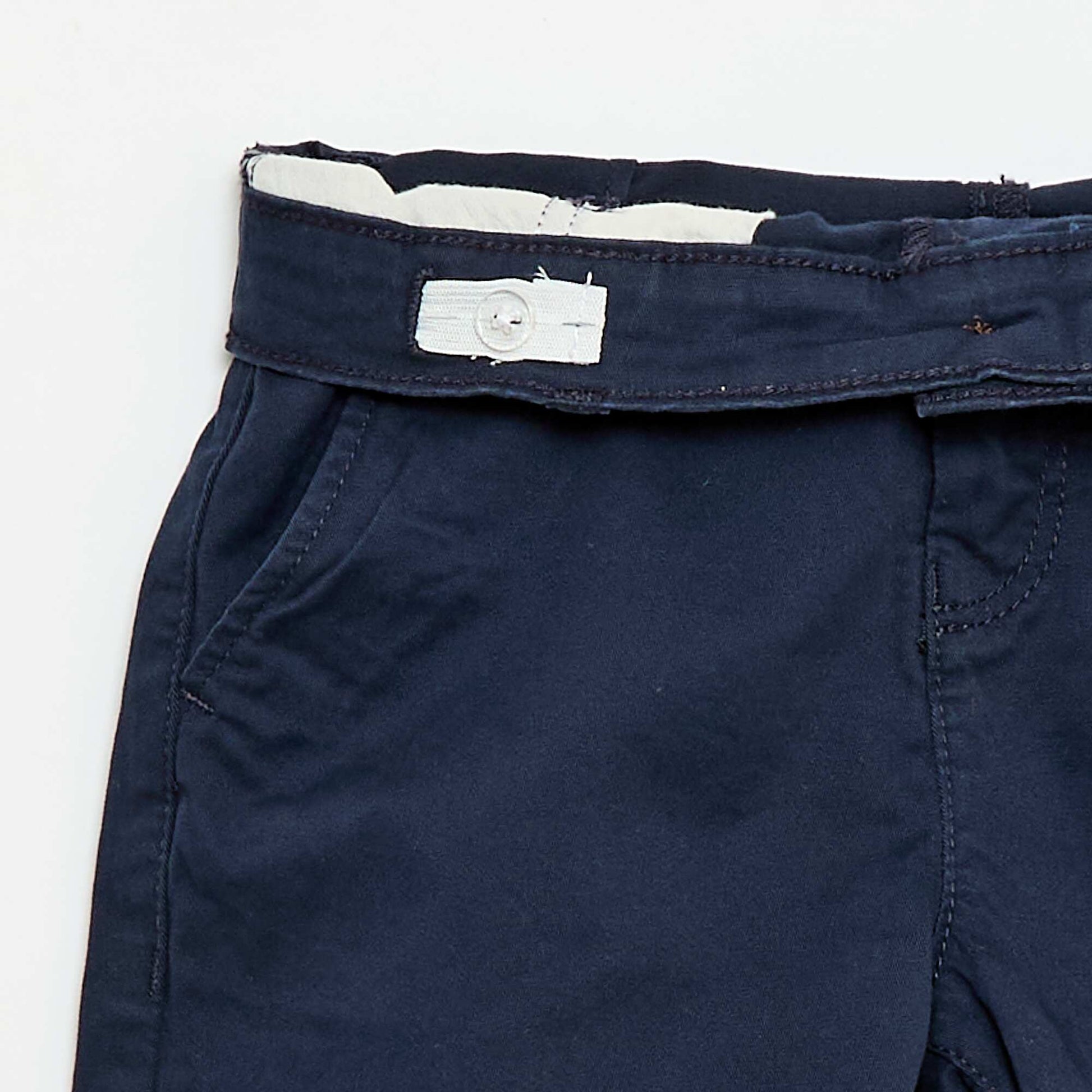 Twill Chino Bermuda Shorts BLUE