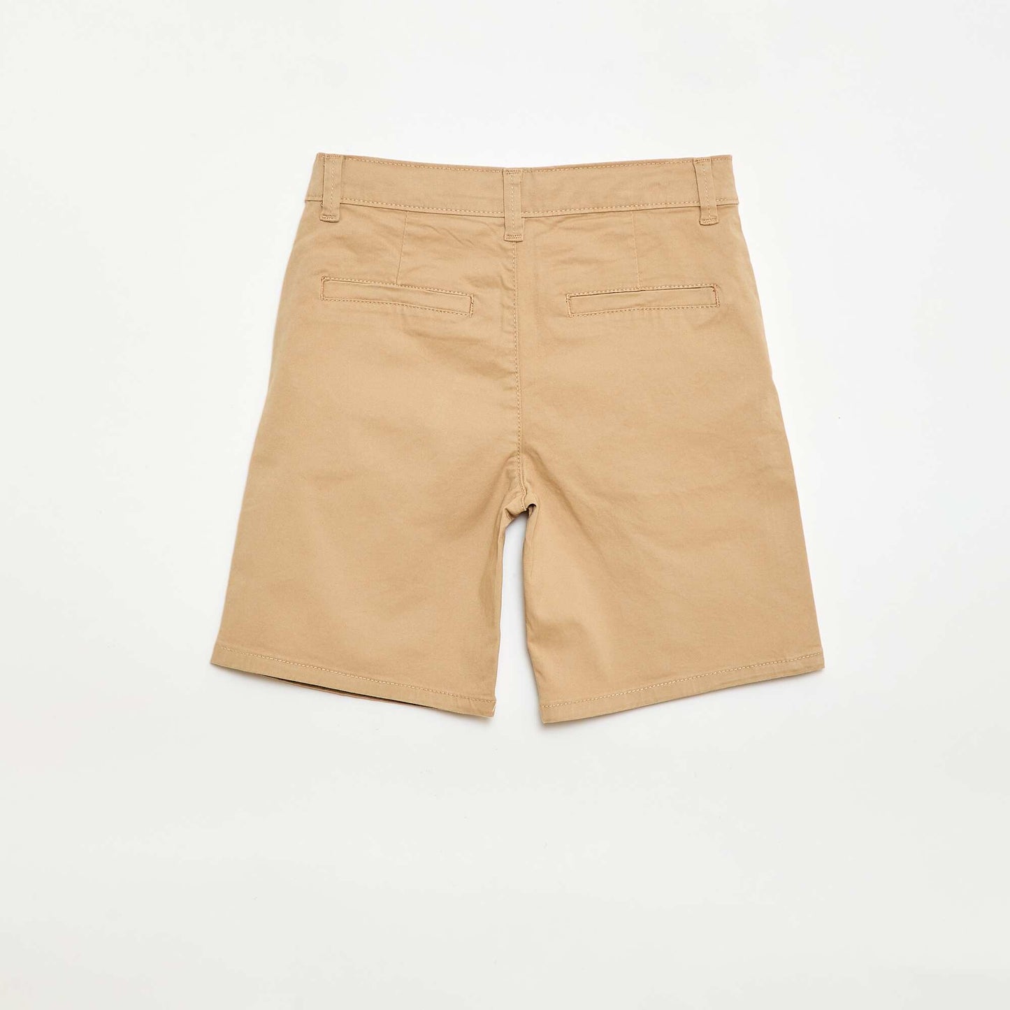 Twill Chino Bermuda Shorts BEIGE