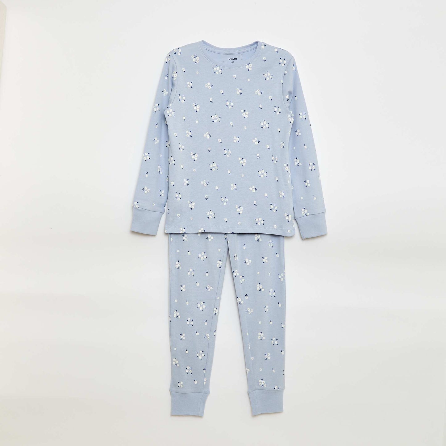 Printed Pajama Set - T-shirt + Pants - 2 pieces BLUE