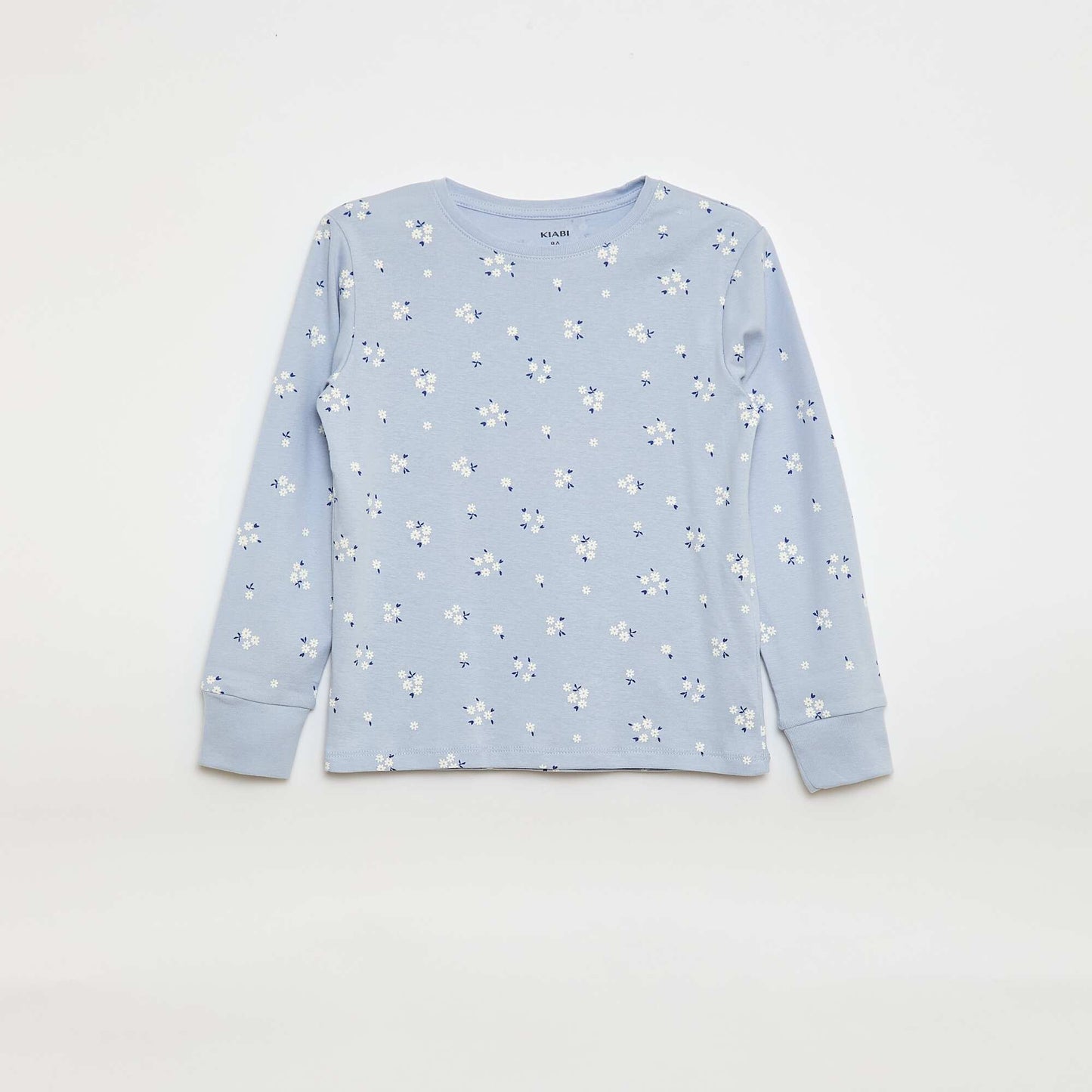Printed Pajama Set - T-shirt + Pants - 2 pieces BLUE