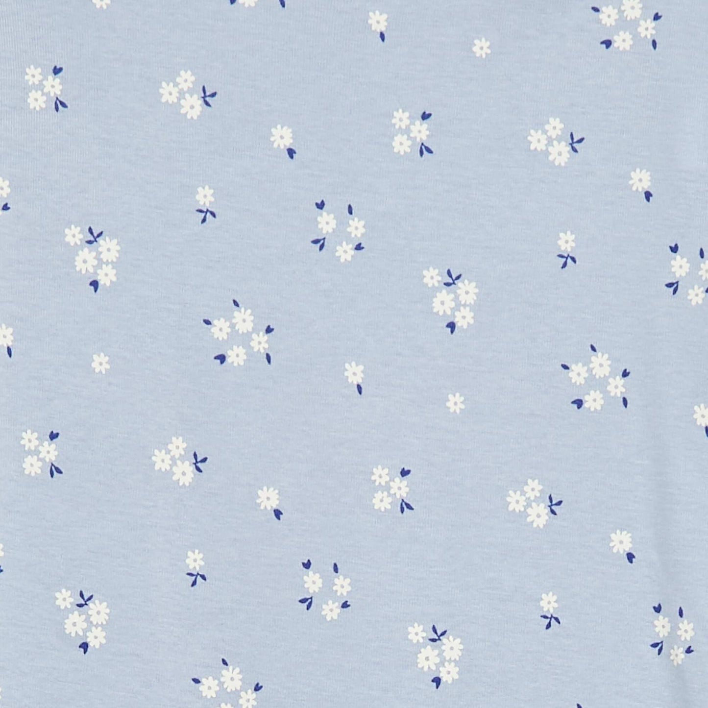 Printed Pajama Set - T-shirt + Pants - 2 pieces BLUE