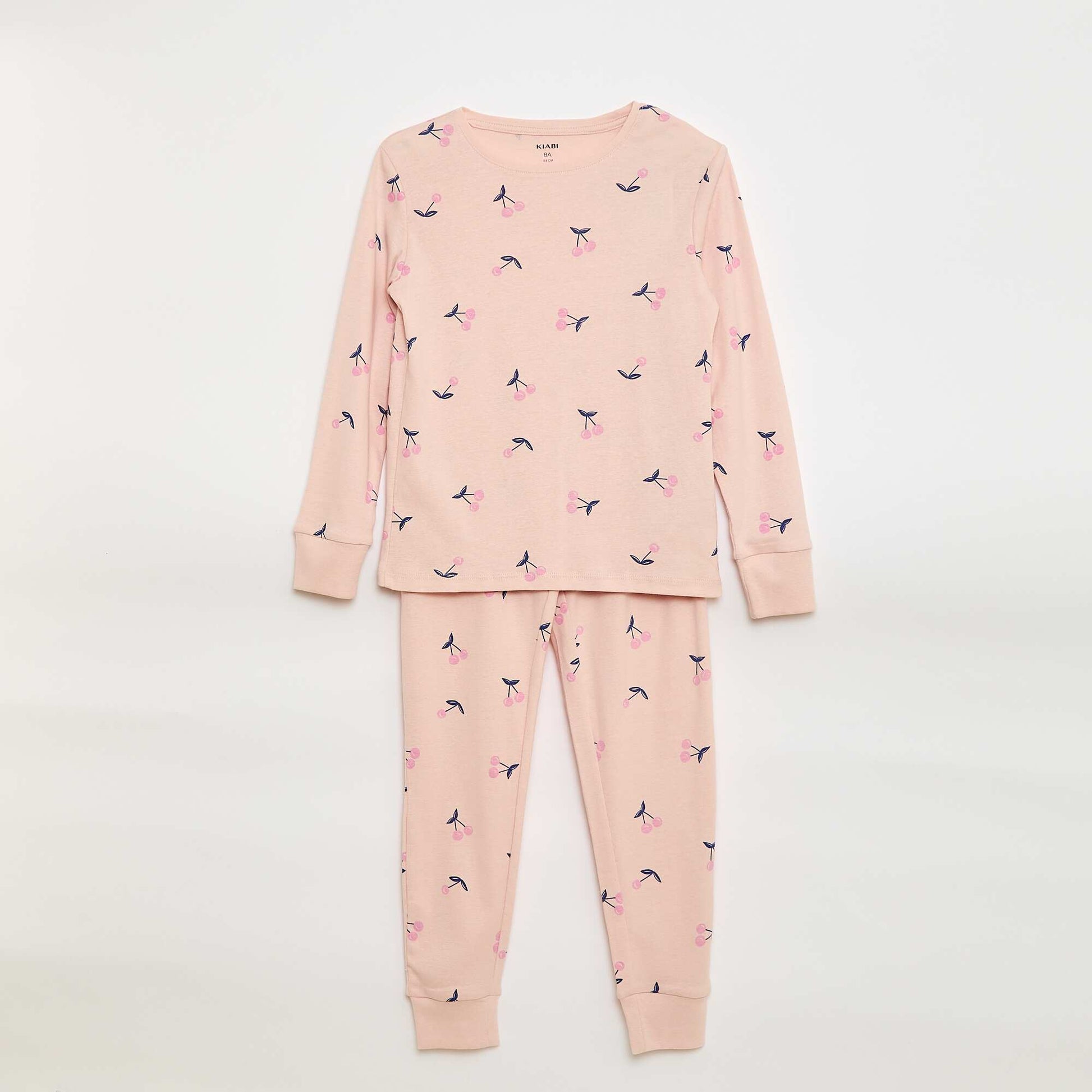 Printed Pajama Set - T-shirt + Pants - 2 pieces PINK