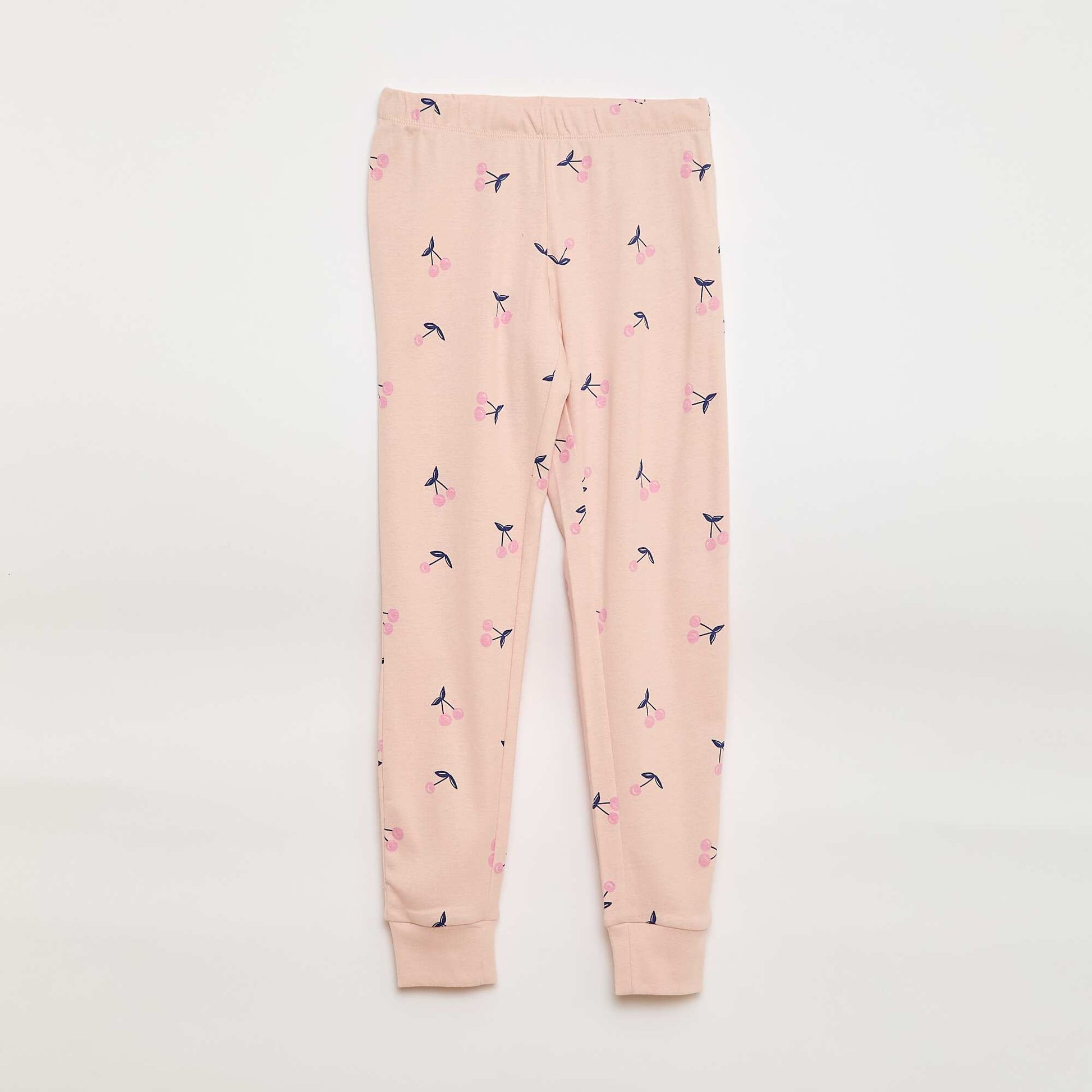 Printed Pajama Set - T-shirt + Pants - 2 pieces PINK