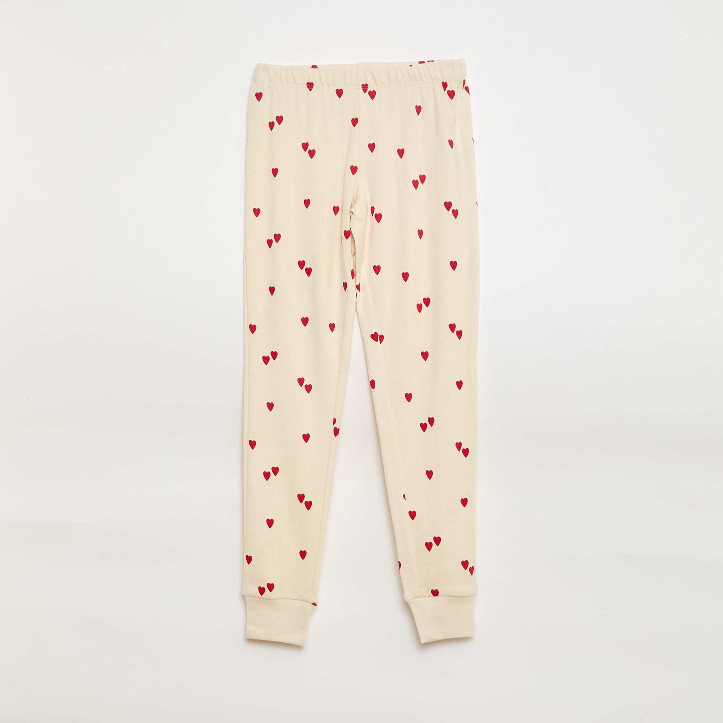 Printed Pajama Set T-shirt + Pants - 2 pieces WHITE