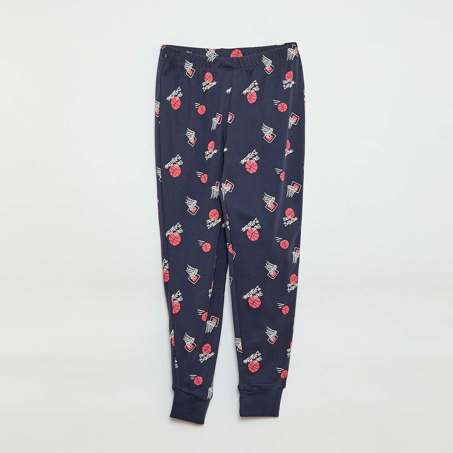 Printed Long Pajama Set - 2 pieces BLUE