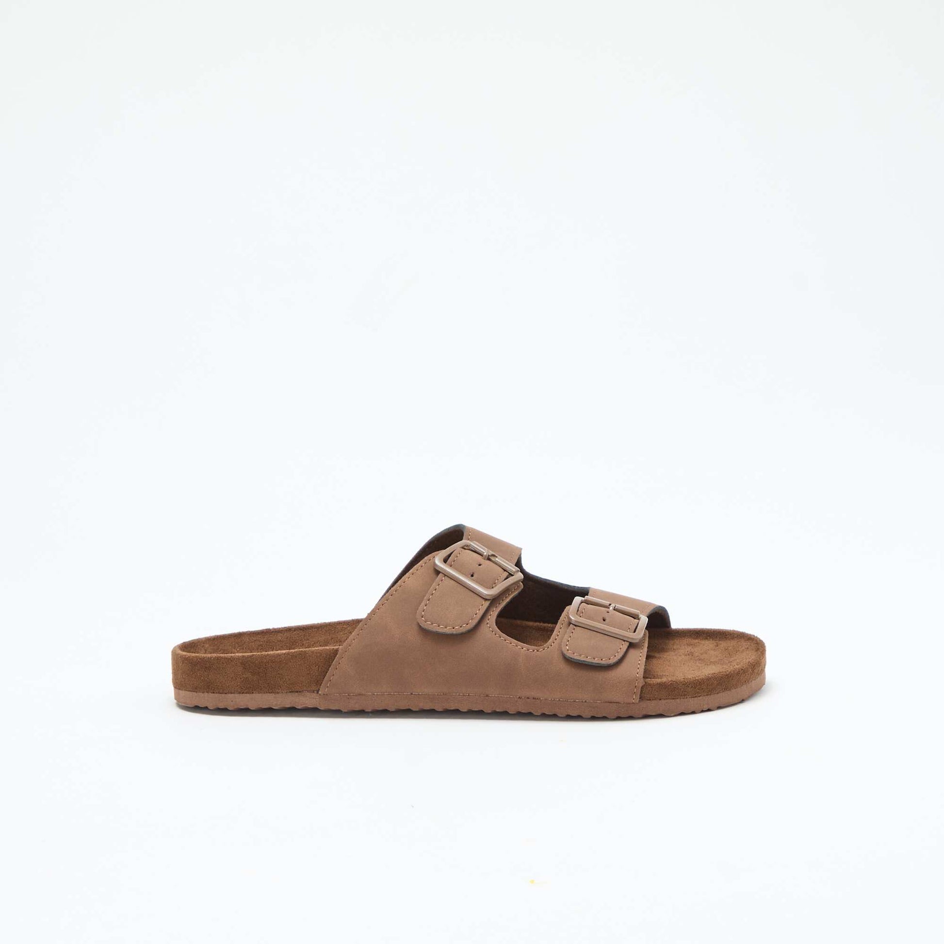 Double Strap Mules BROWN