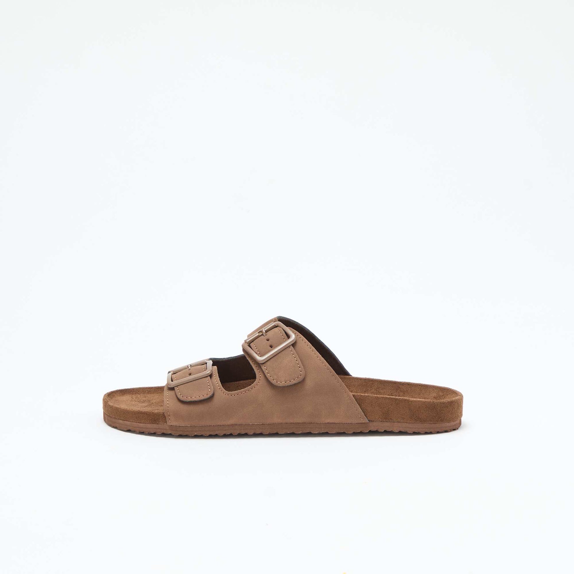 Double Strap Mules BROWN