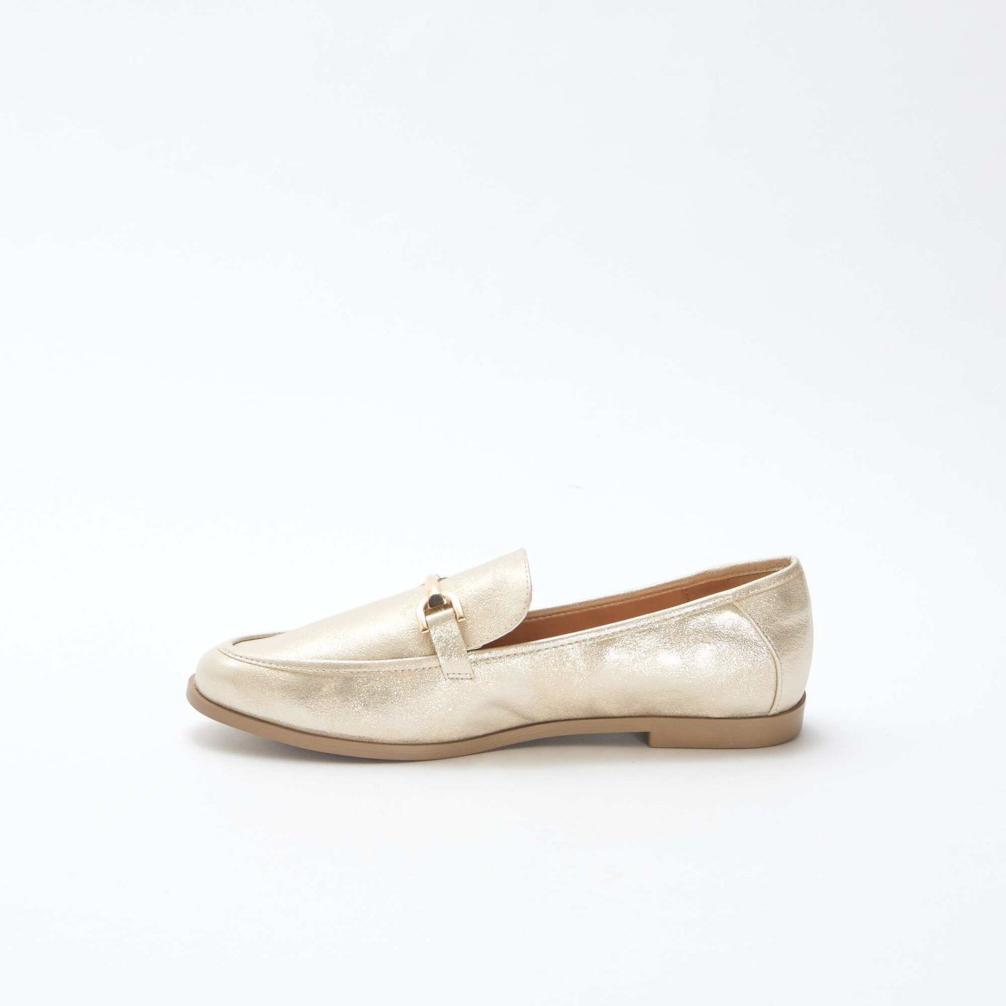 Silver Glitter Loafers YELLOW
