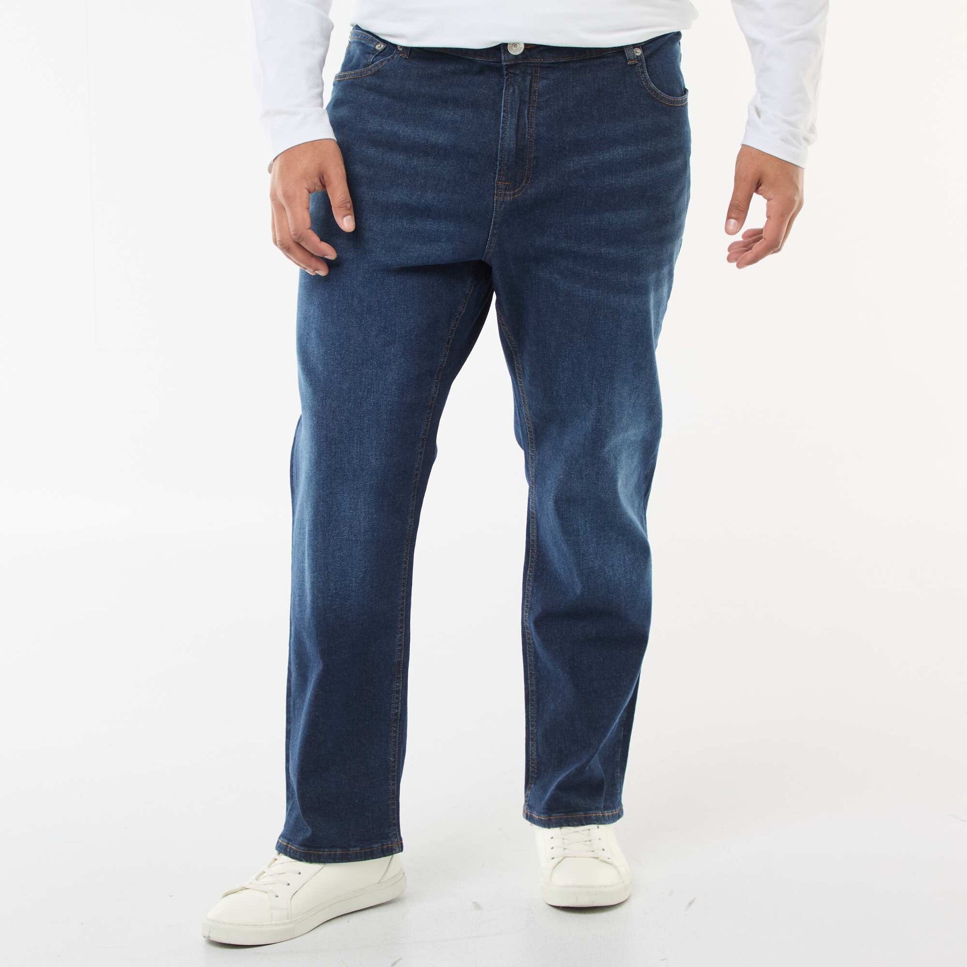 Regular / Straight Leg 5-Pocket Jeans BLUE