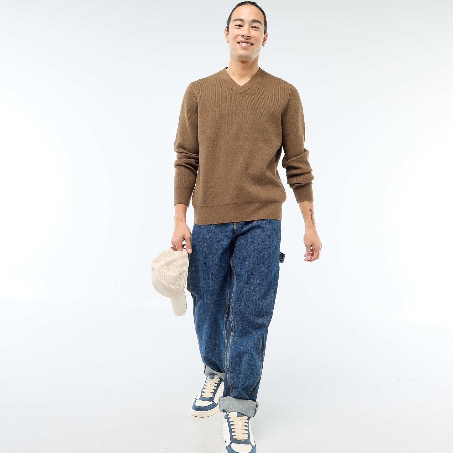 Chunky Knit Sweater BROWN