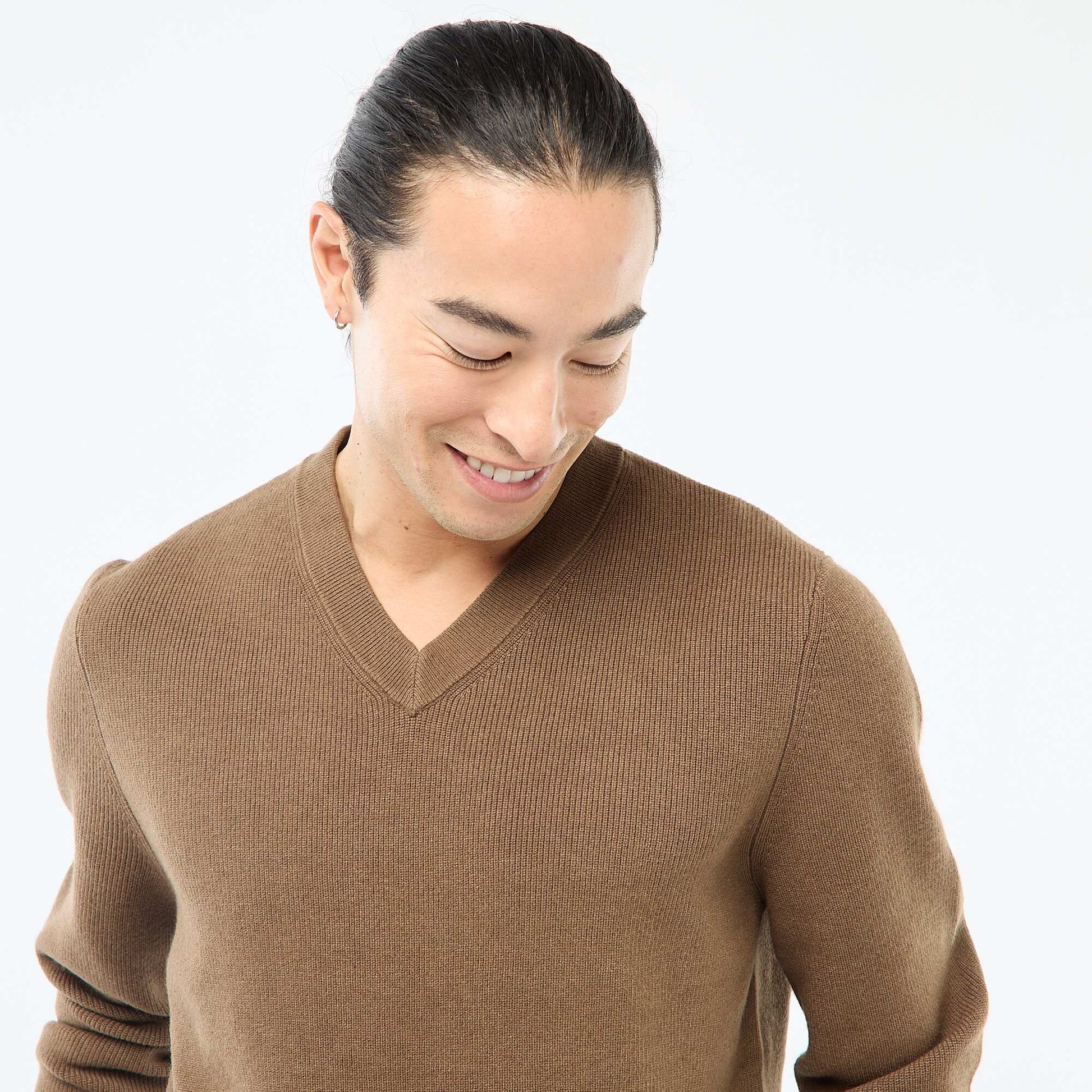 Chunky Knit Sweater BROWN