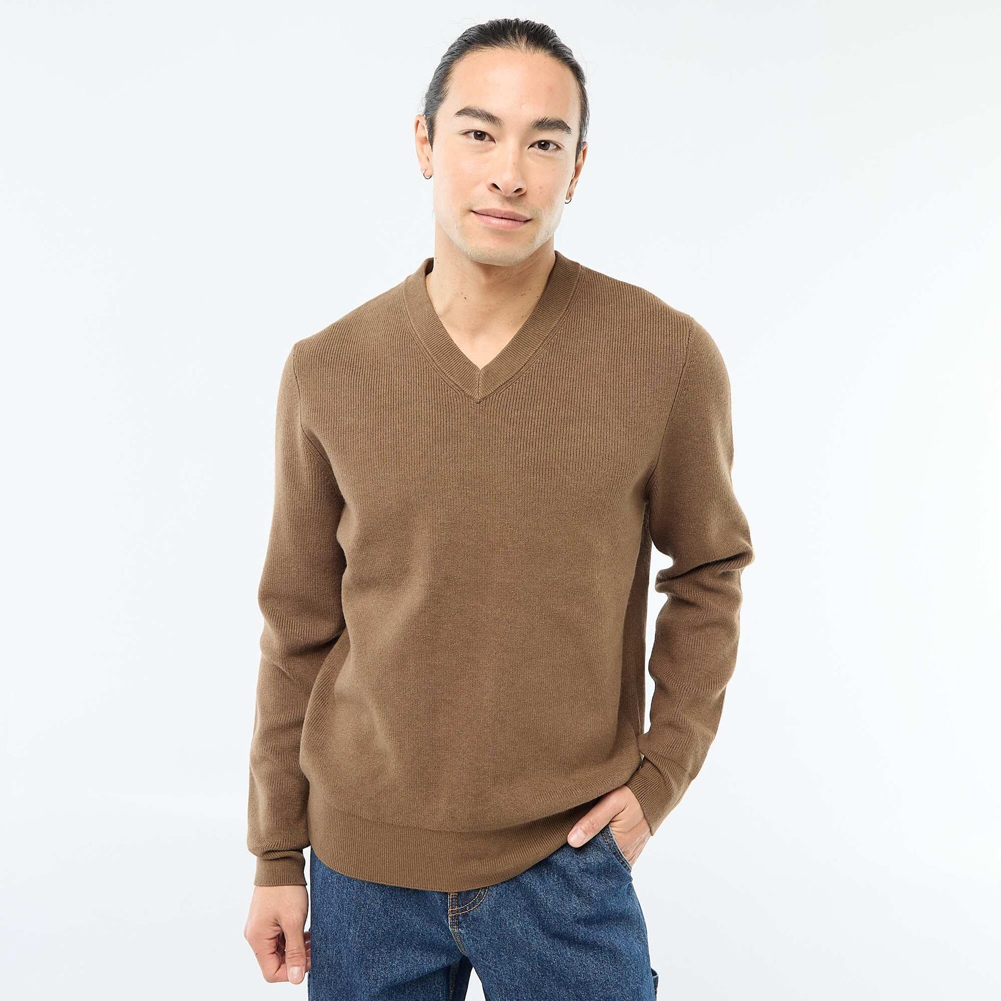 Chunky Knit Sweater BROWN
