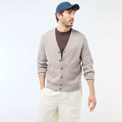 Solid Cardigan BEIGE