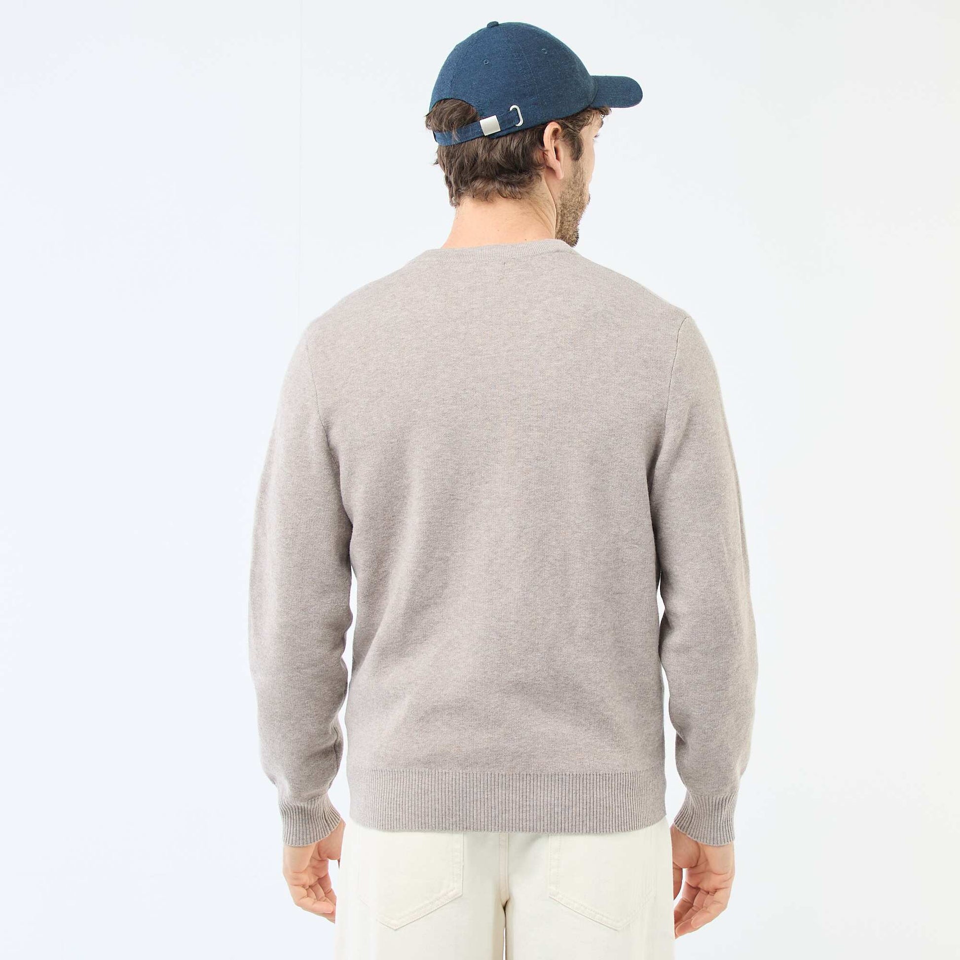 Solid Cardigan BEIGE