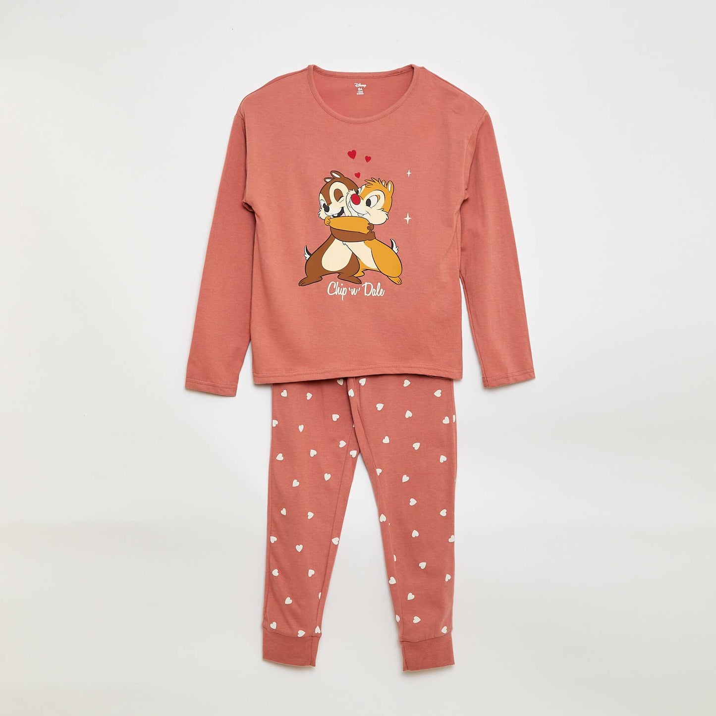 Disney 'Chip and Dale' 2-Piece Pajama Set PINK