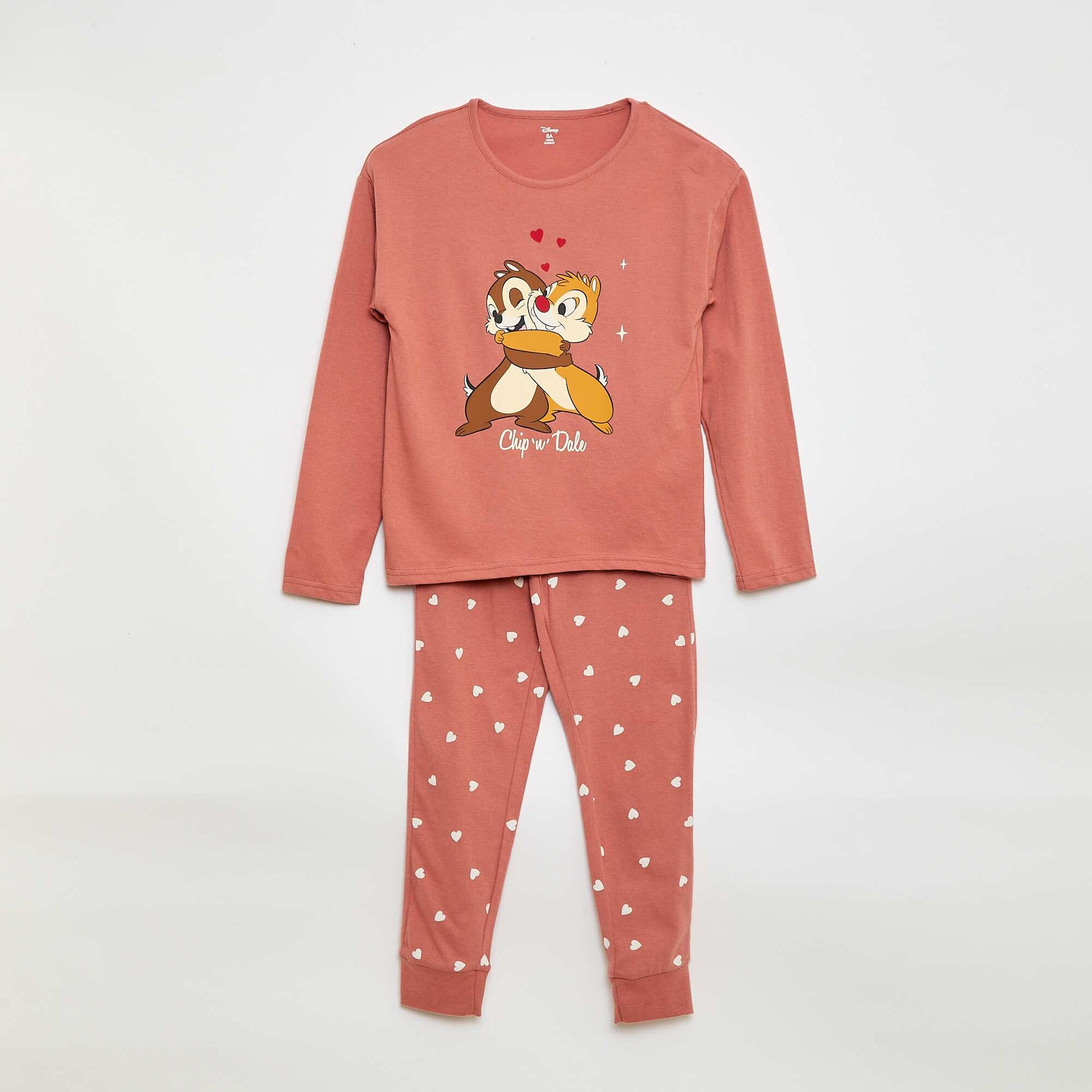 Disney 'Chip and Dale' 2-Piece Pajama Set PINK
