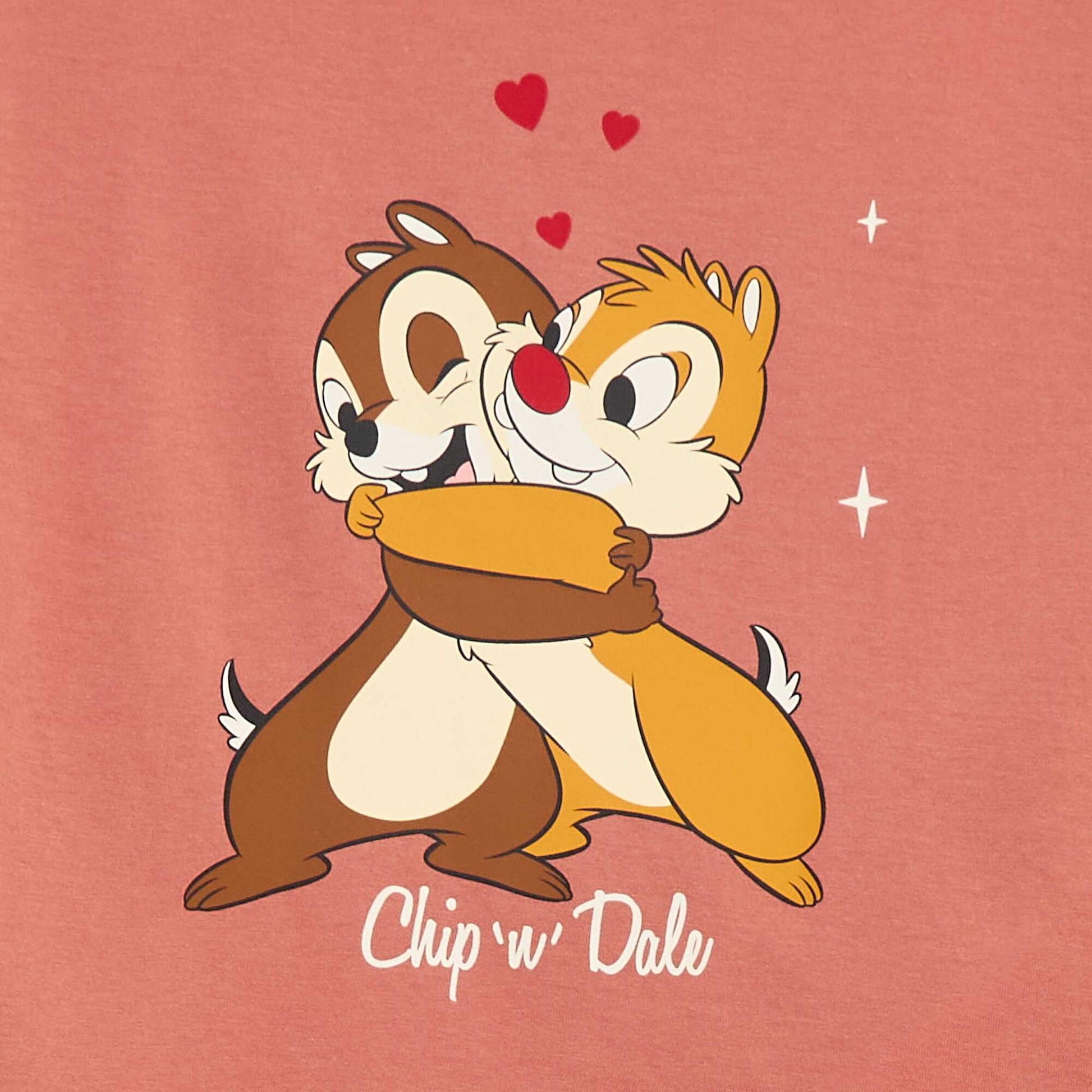 Disney 'Chip and Dale' 2-Piece Pajama Set PINK