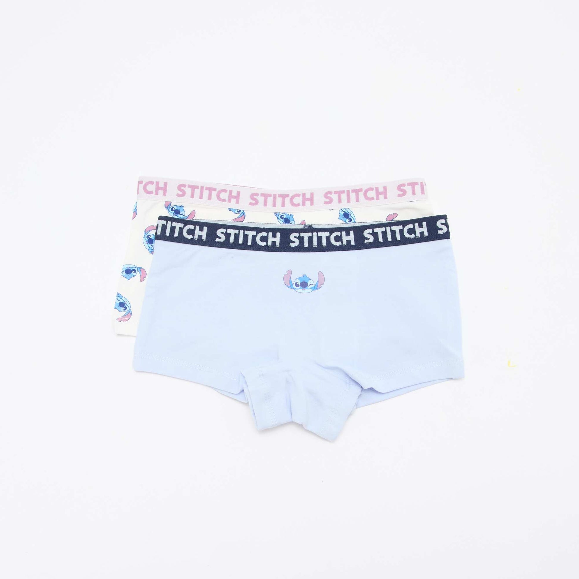 2-Pack 'Stitch' Shorties BLUE