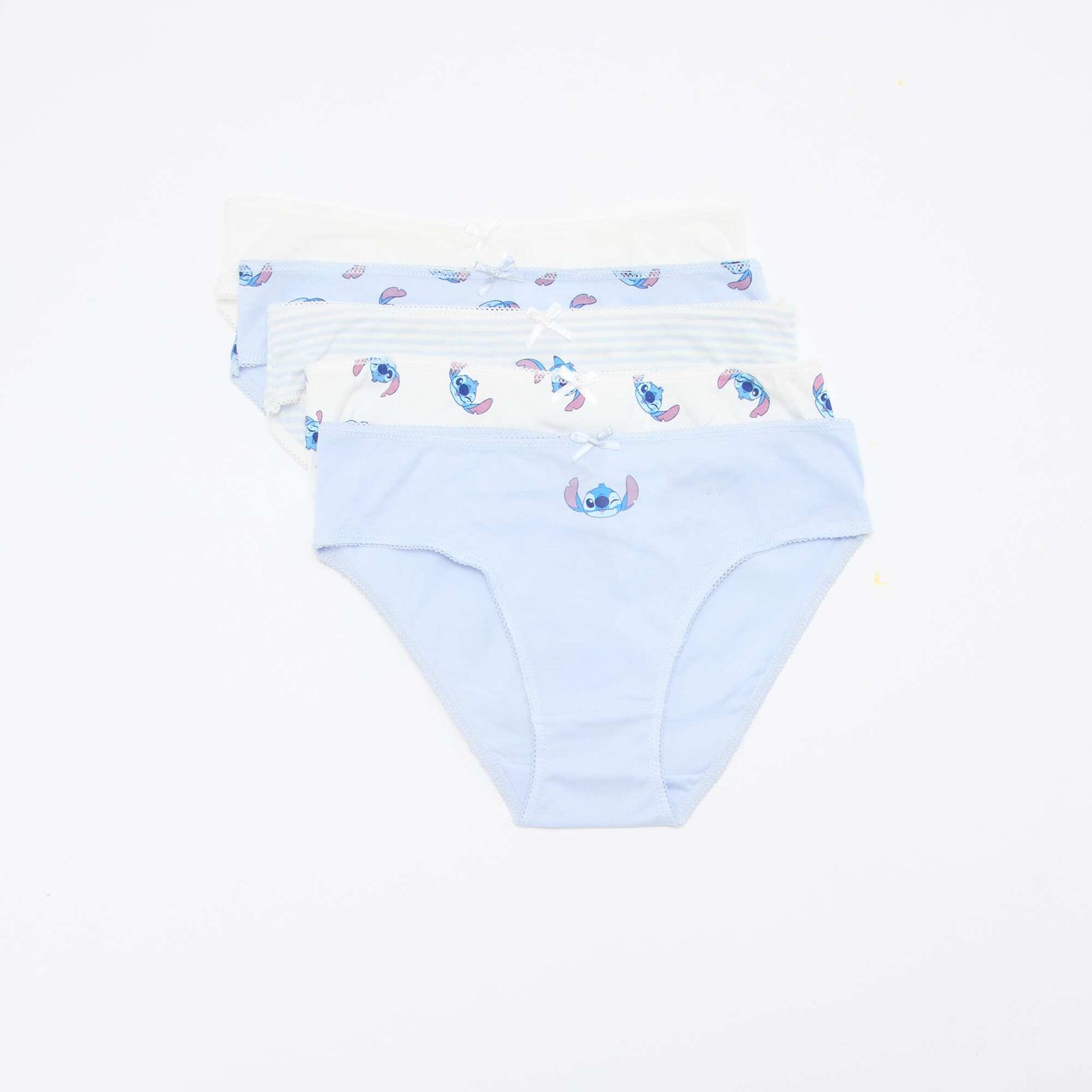 5-Pack 'Stitch' Briefs BLUE