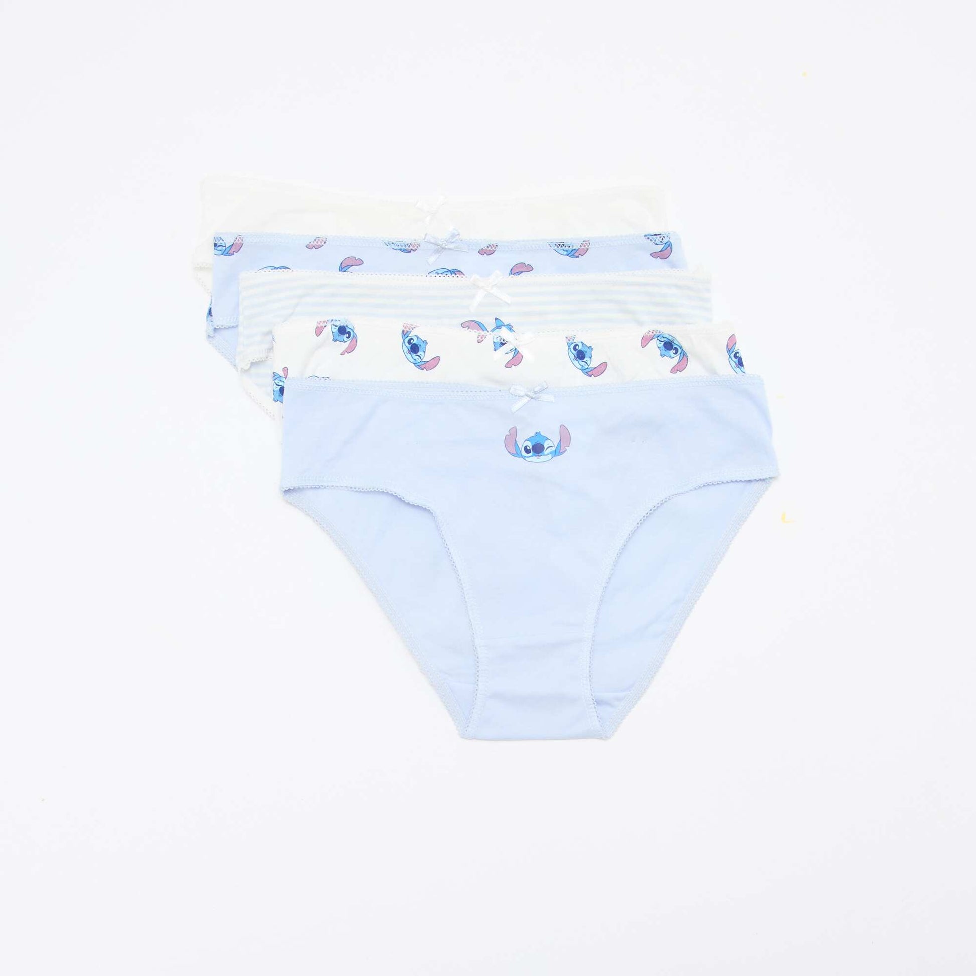 5-Pack 'Stitch' Briefs BLUE