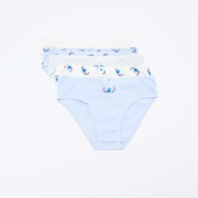 5-Pack 'Stitch' Briefs BLUE
