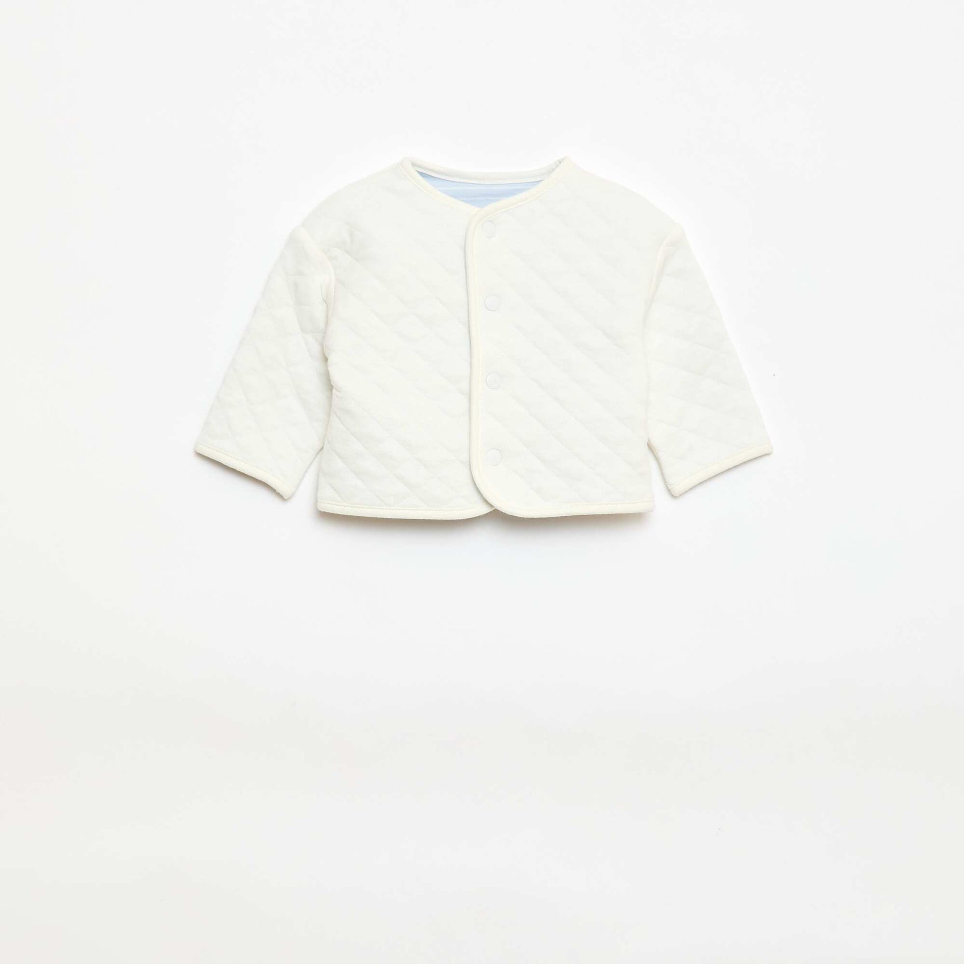 Quilted Newborn Jacket BLUE