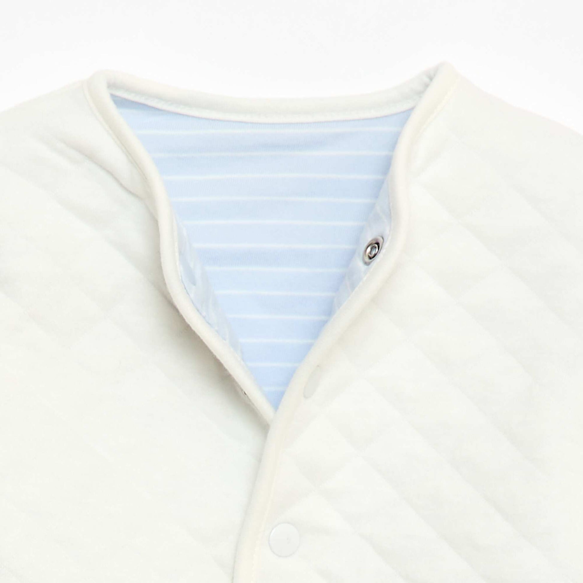 Quilted Newborn Jacket BLUE