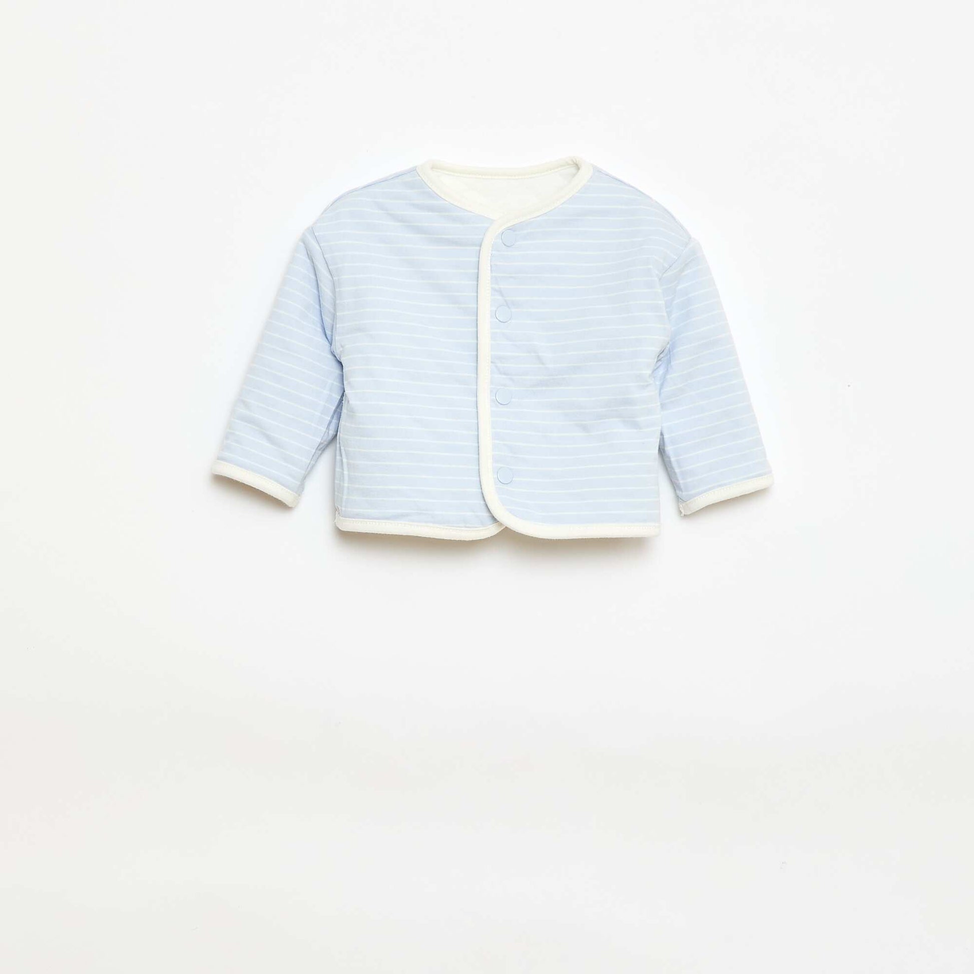 Quilted Newborn Jacket BLUE