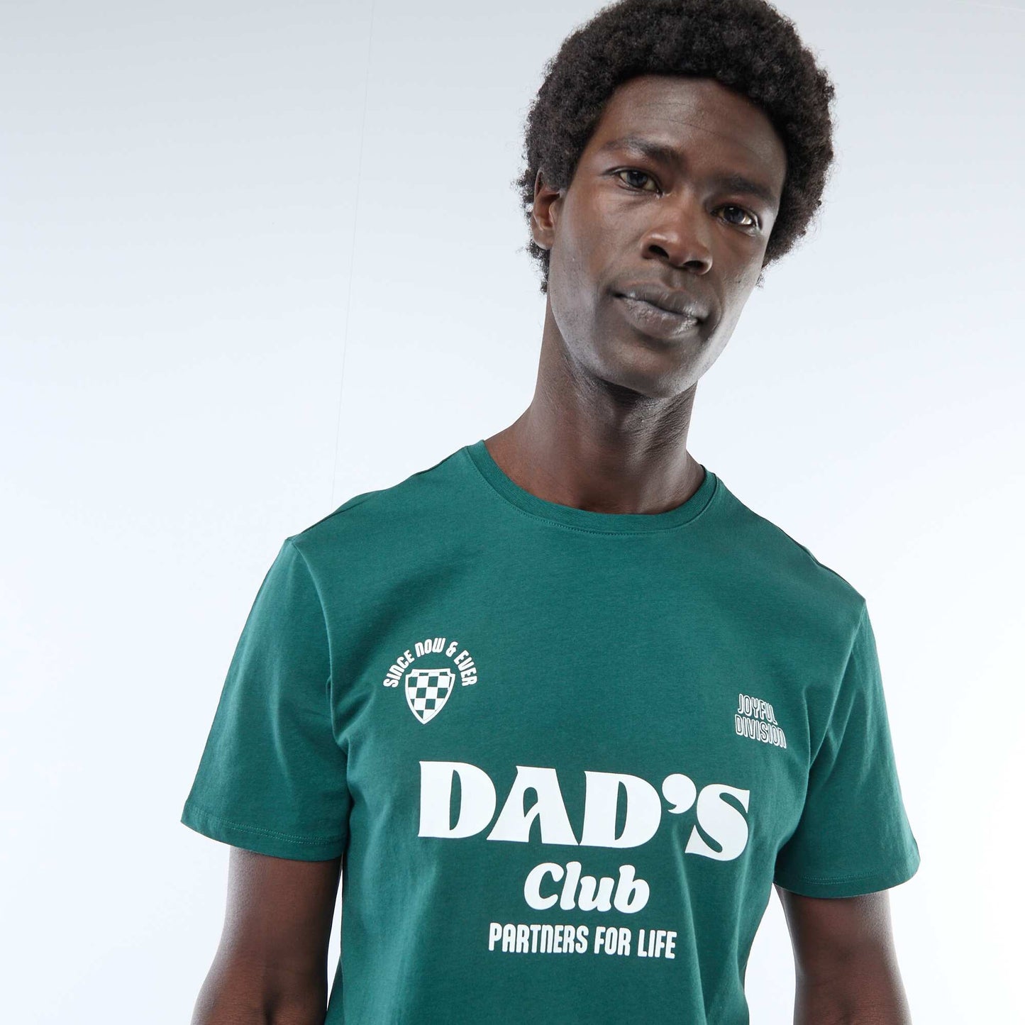 Printed Front and Back Short-Sleeve Jersey T-shirt GREEN