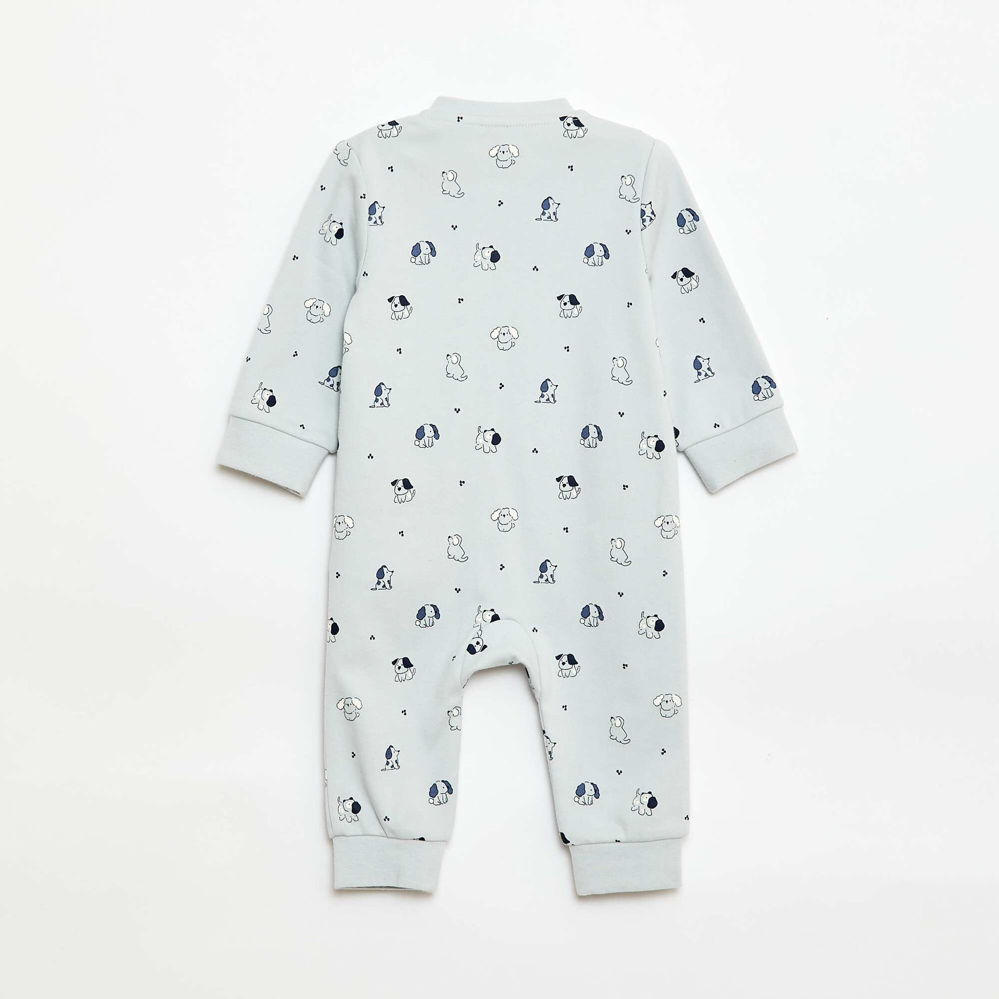 Sleepsuit + Quilted Vest Set BLUE