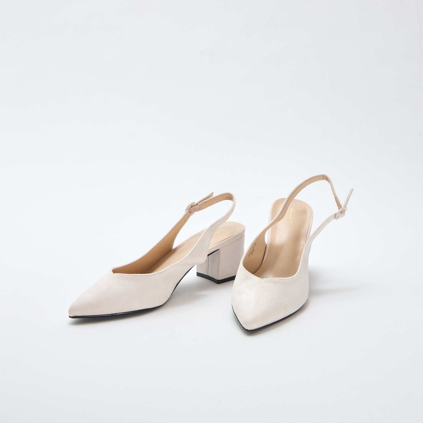 Pointed-Toe Heels BEIGE