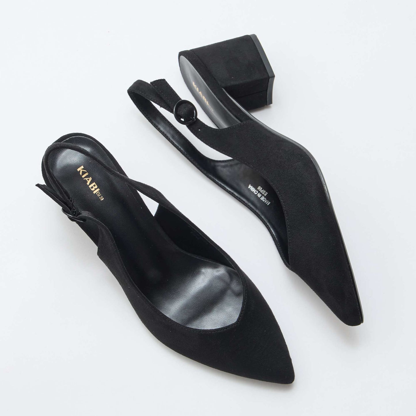 Pointed-Toe Heels BLACK